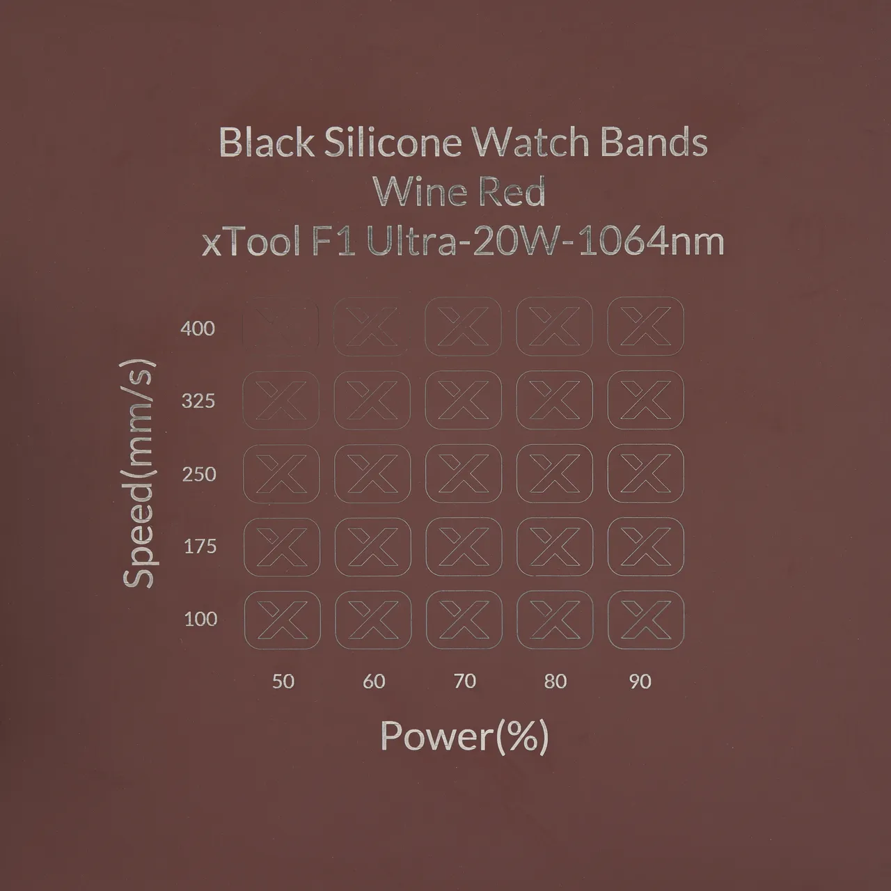 Black Silicone Watch Bands Wine Red