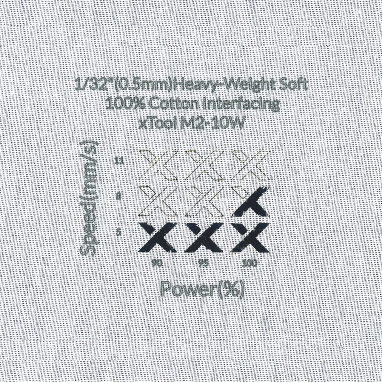 1/32"(0.5mm)Heavy-Weight Soft 100% Cotton Interfacing