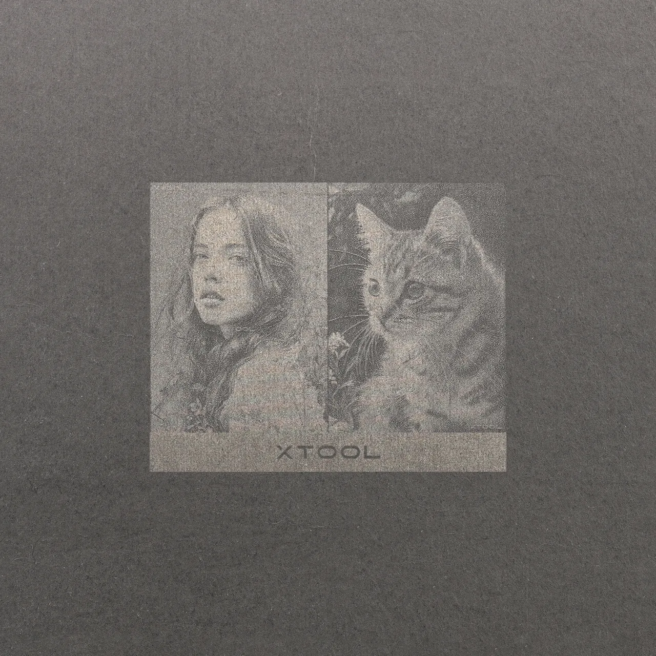 Grey Cardstock Mounted Kraft Paper-4.7oz(160g) test grid