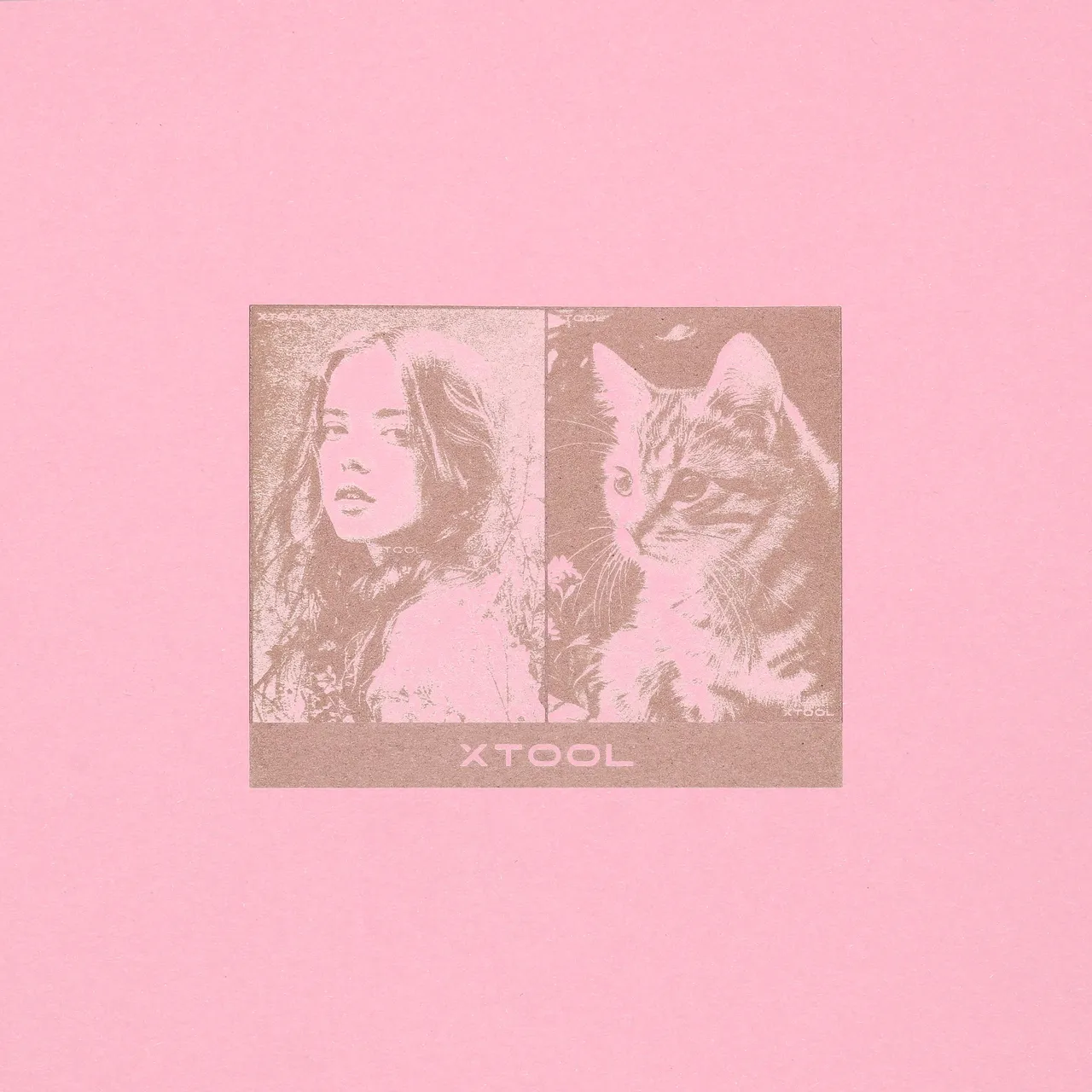 Pink Cardstock-9oz(300g) test grid