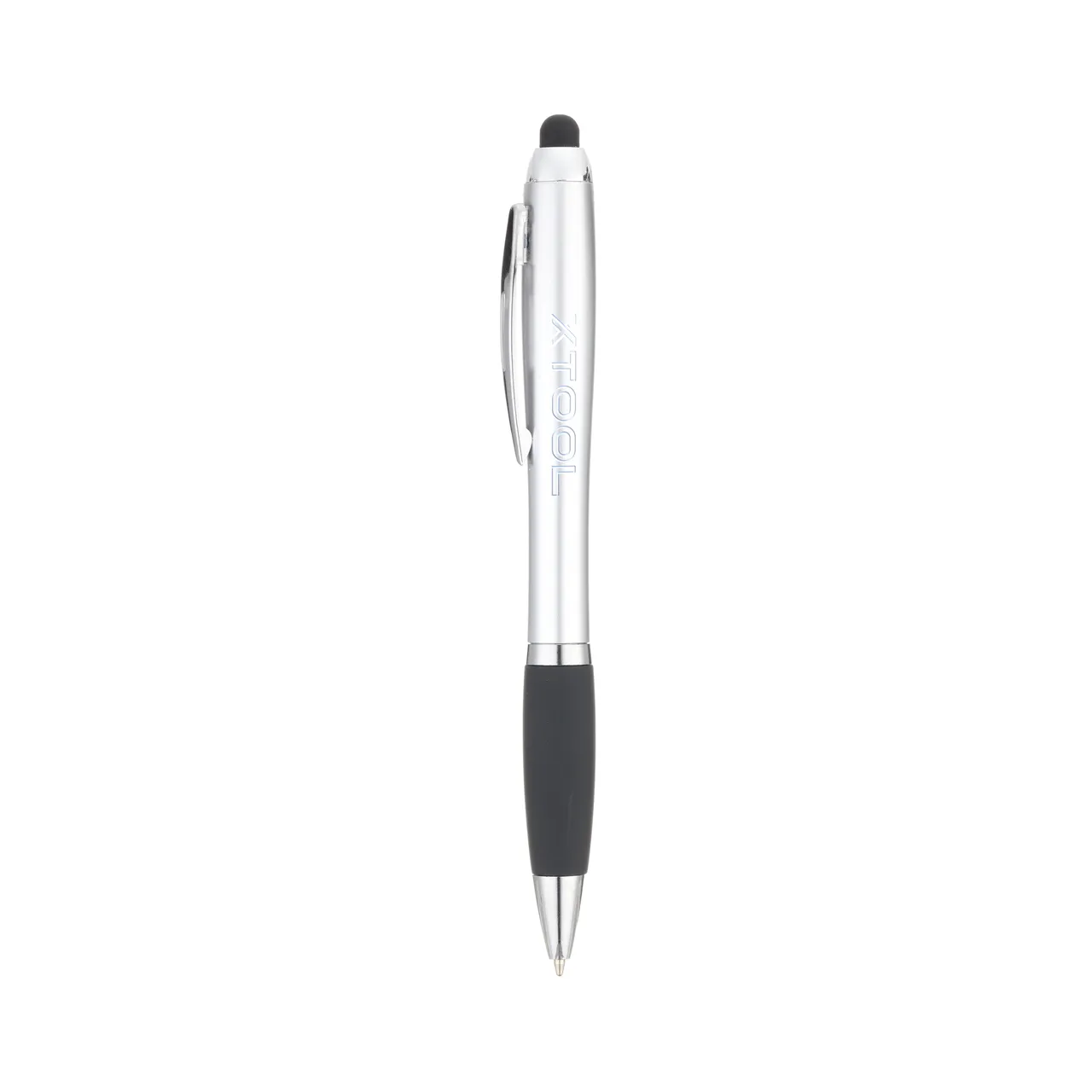 Silver Stylus Ballpoint Pens With LED Light test grid