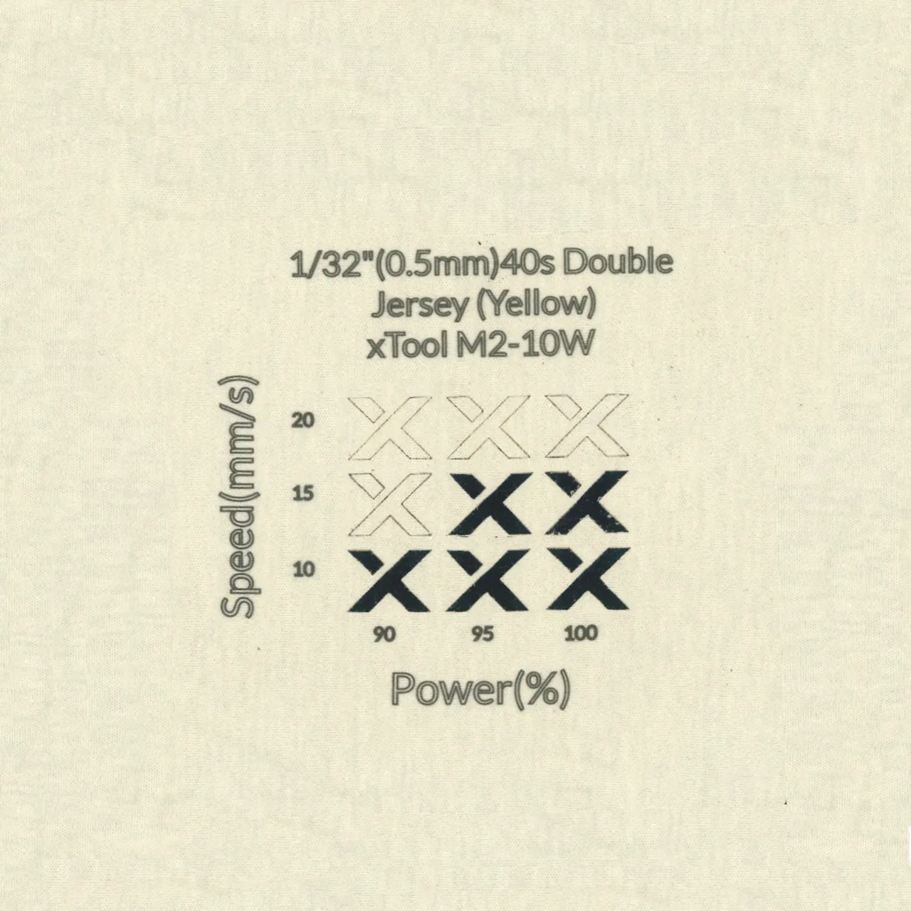 1/32"(0.5mm)40s Double Jersey (Yellow)