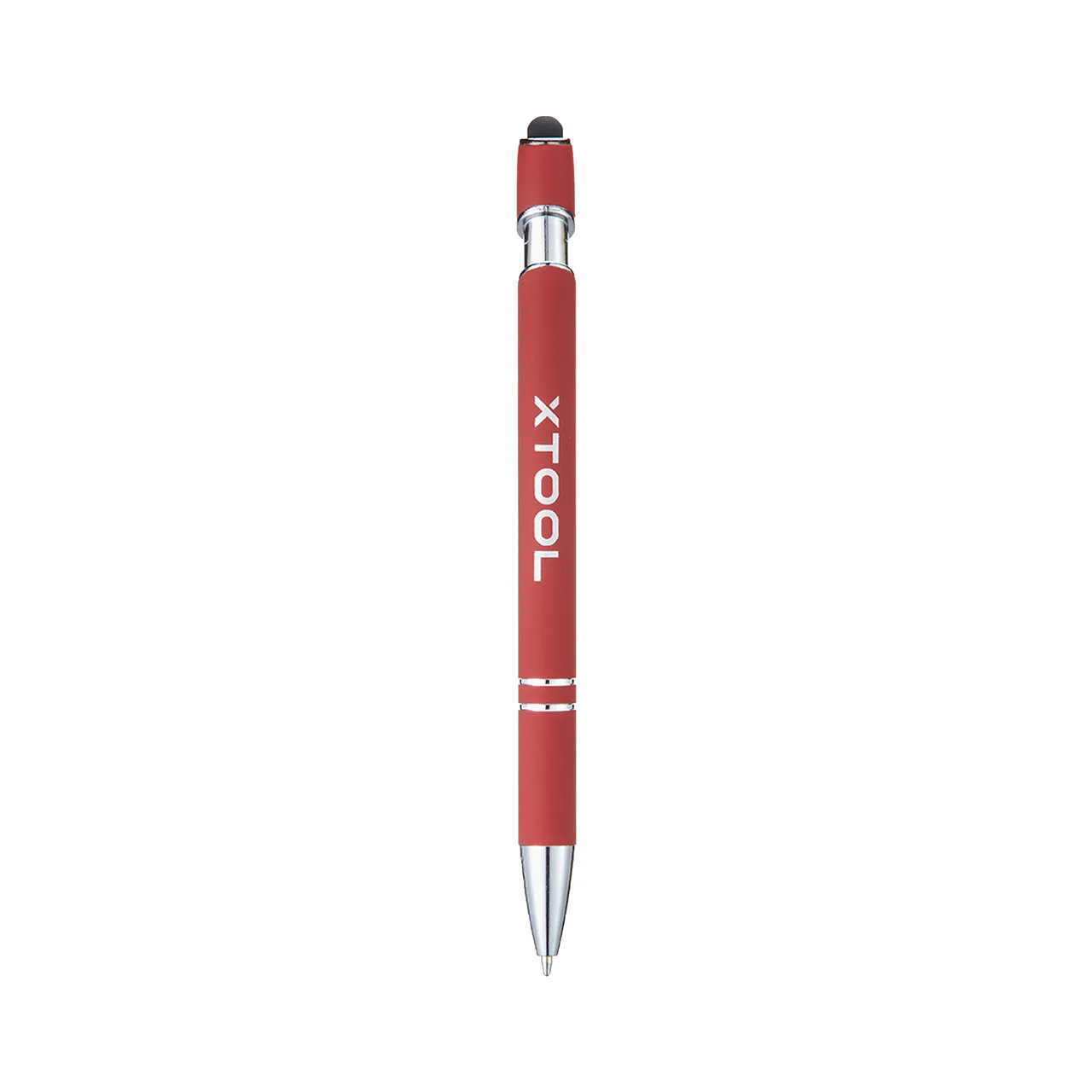 Wine Red Ballpoint Pens with Stylus test grid
