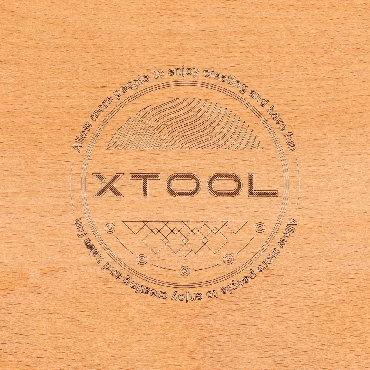 Wood Rolling Pin test grid
