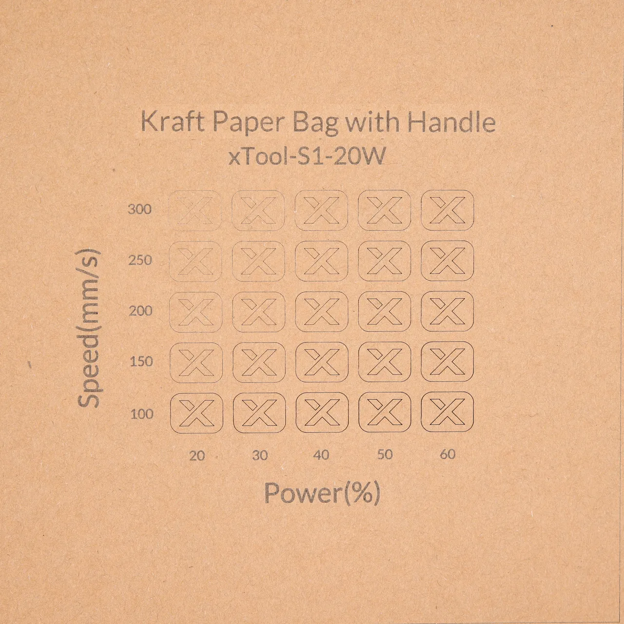 Kraft Paper-7oz(250g) test grid