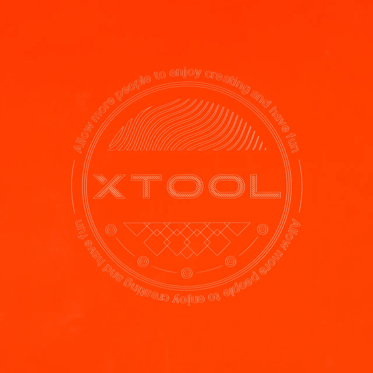 1/8"(3mm) Orange Acrylic test grid