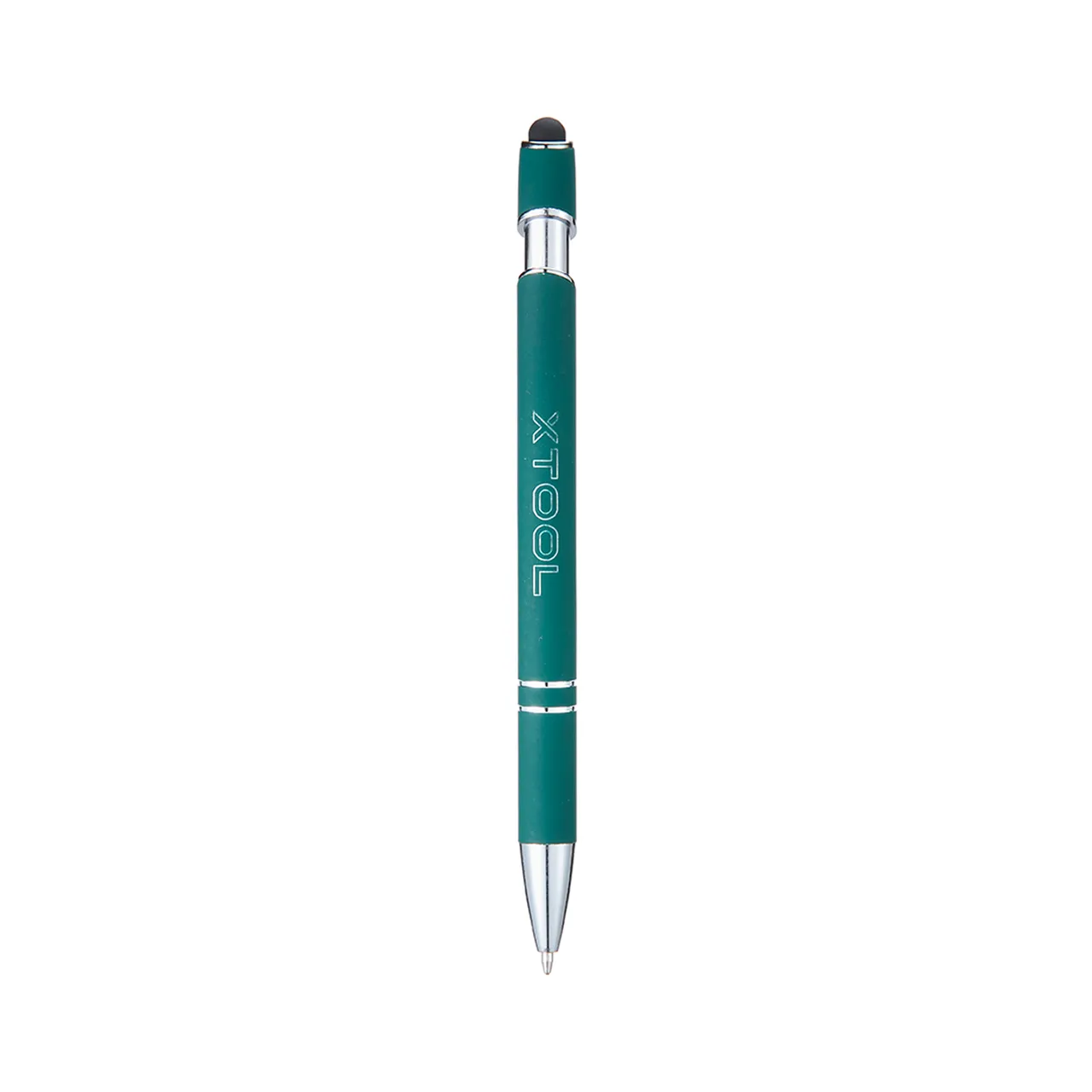 Dark Green Ballpoint Pens with Stylus test grid