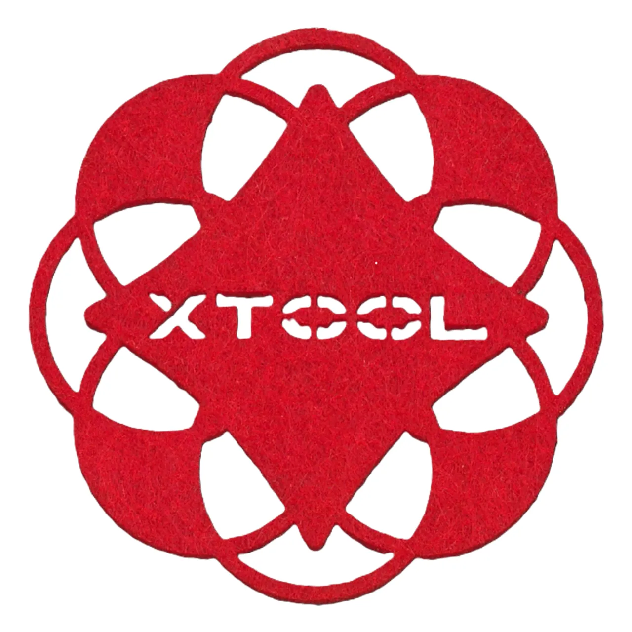 1/16"(1.5mm) Bright Red Felt