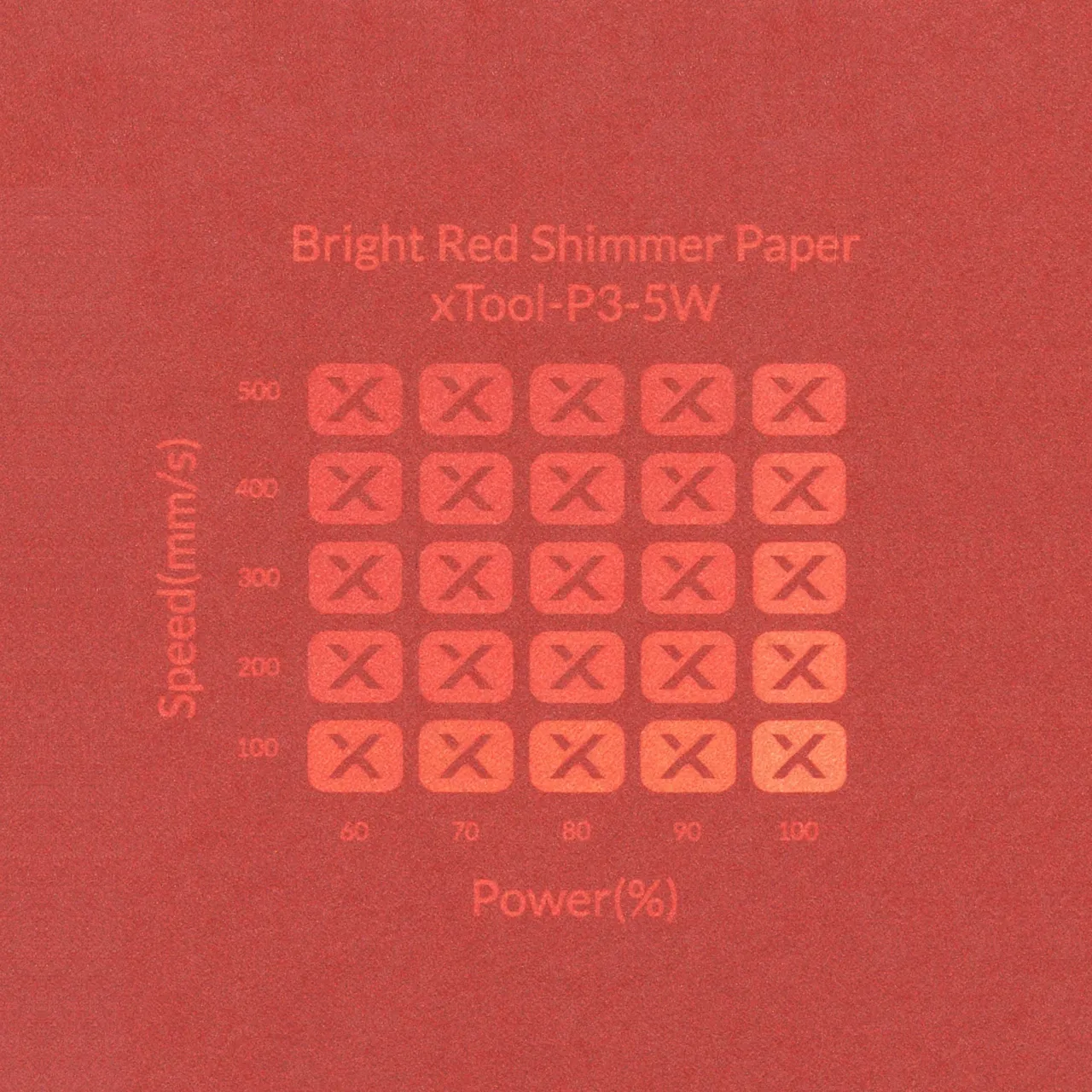 Bright Red Gift Card Envelope test grid