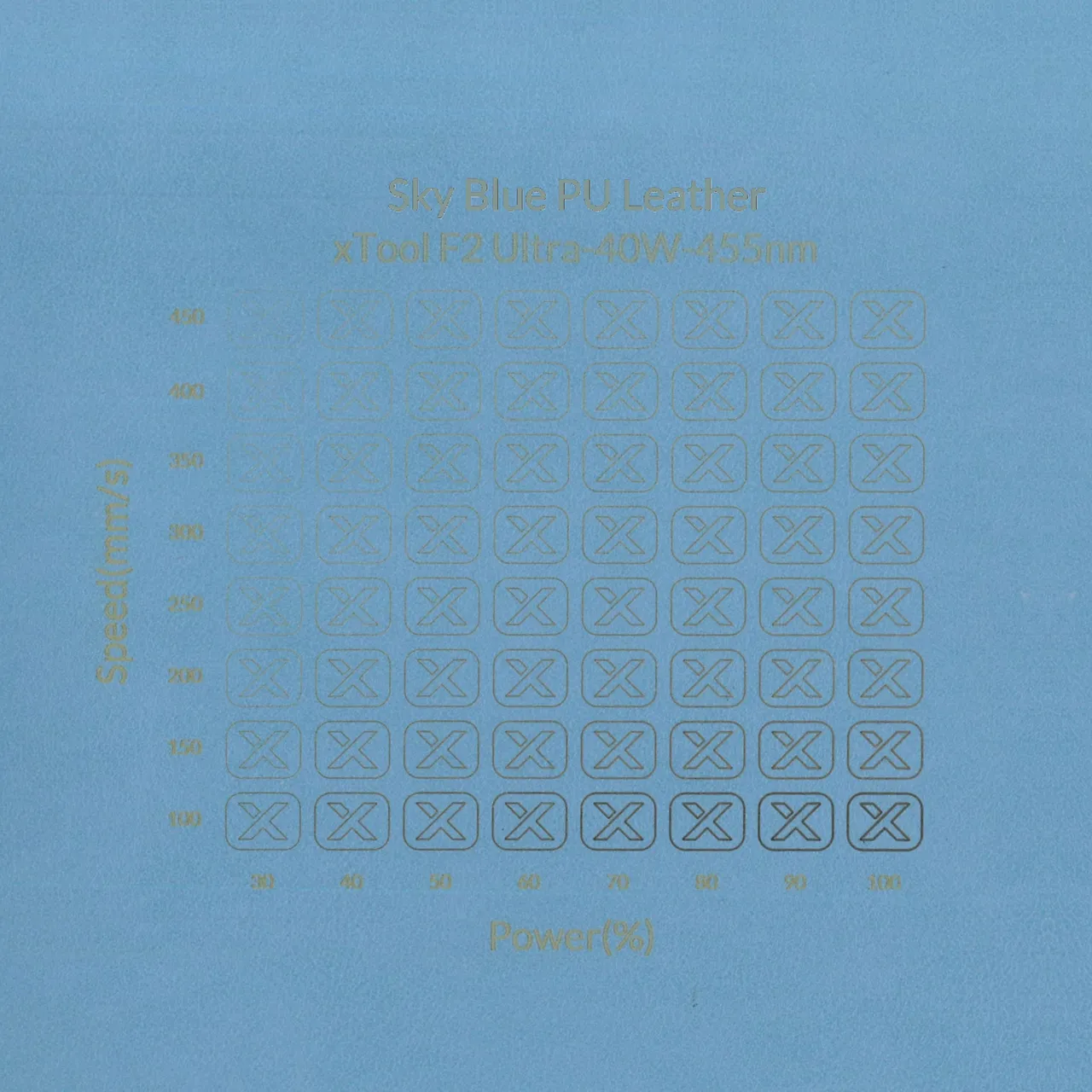 PU Leather Corner Bookmarks_Fan Sky Blue test grid