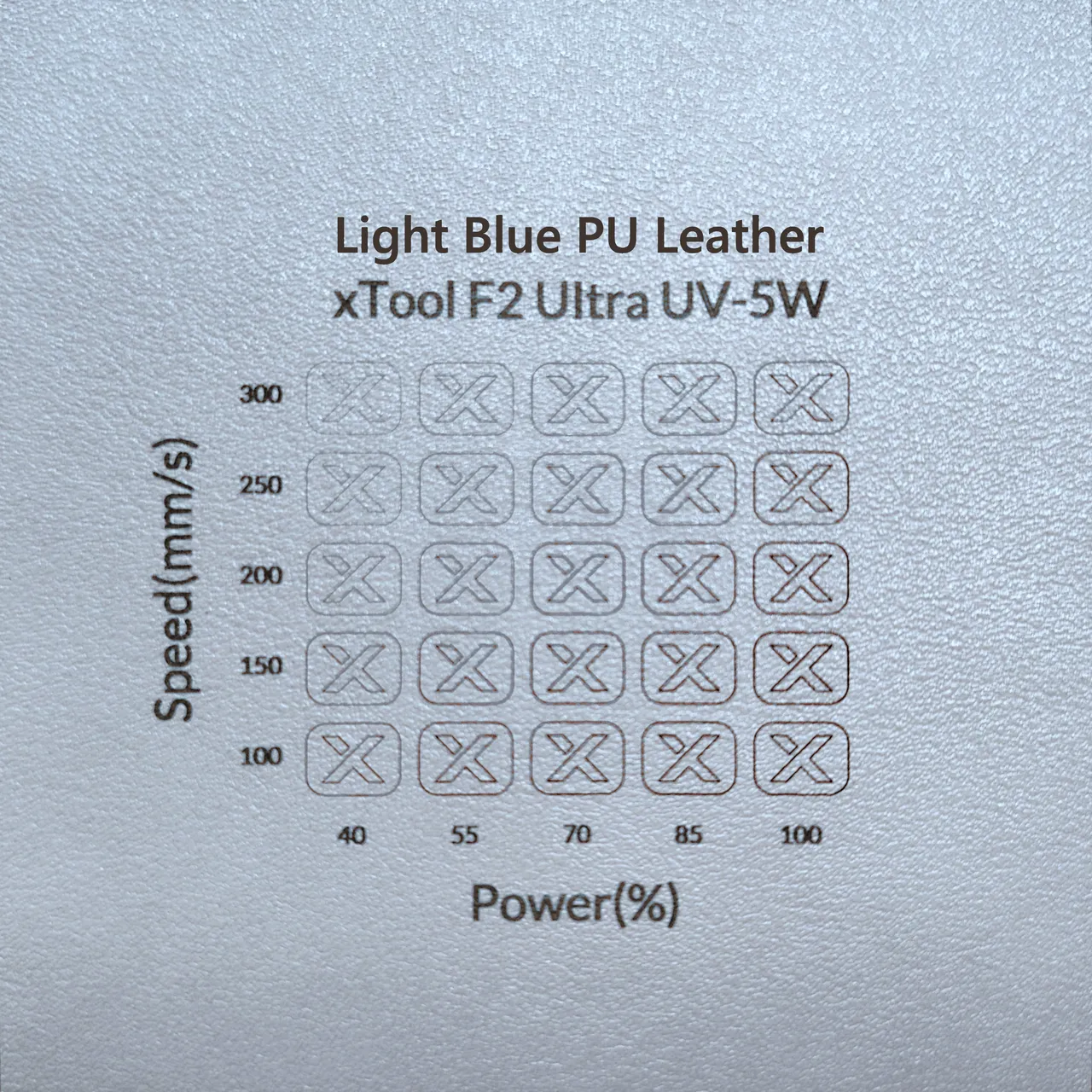 PU Leather Corner Bookmarks_Fan Light Blue test grid