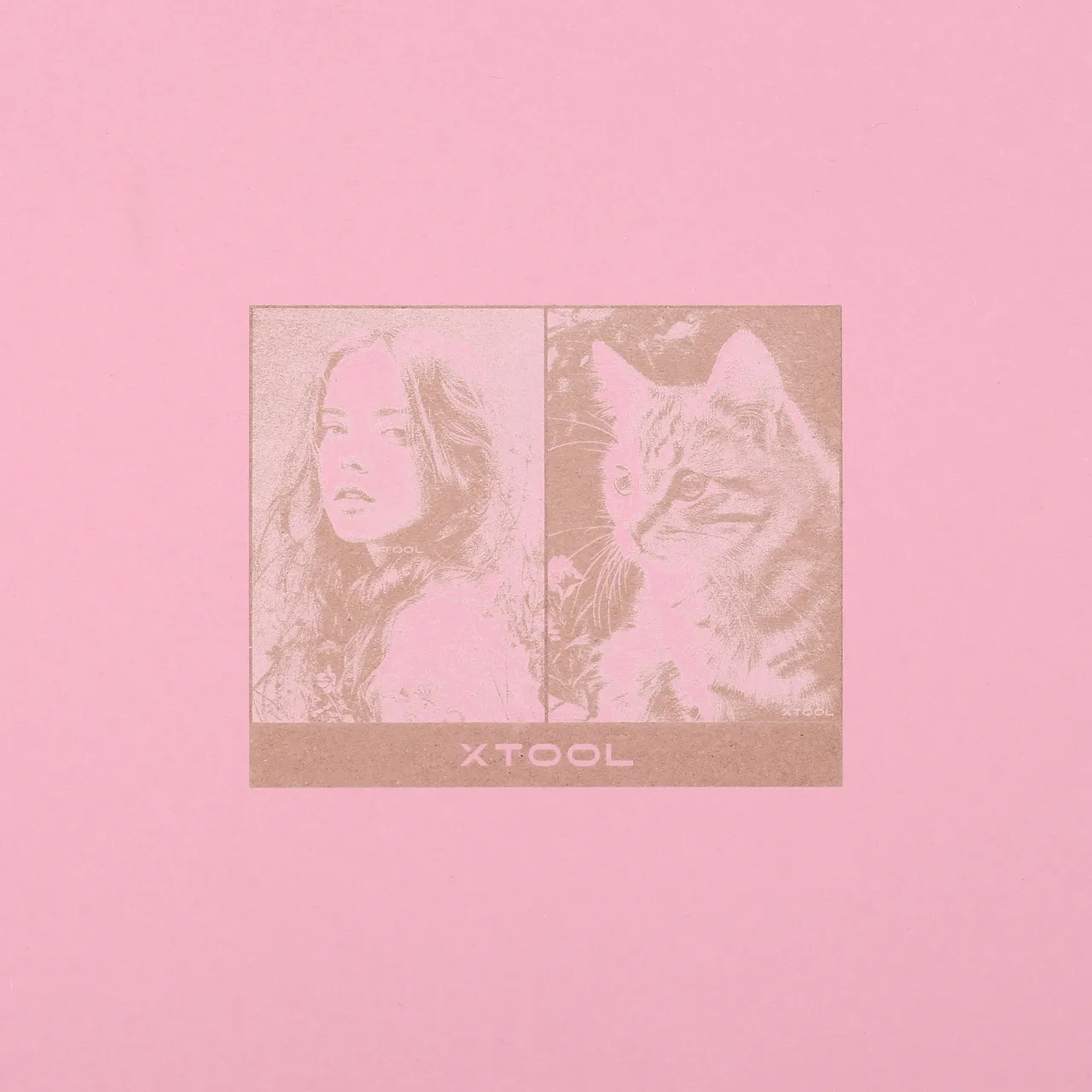 Pink Cardstock-9oz(300g) test grid