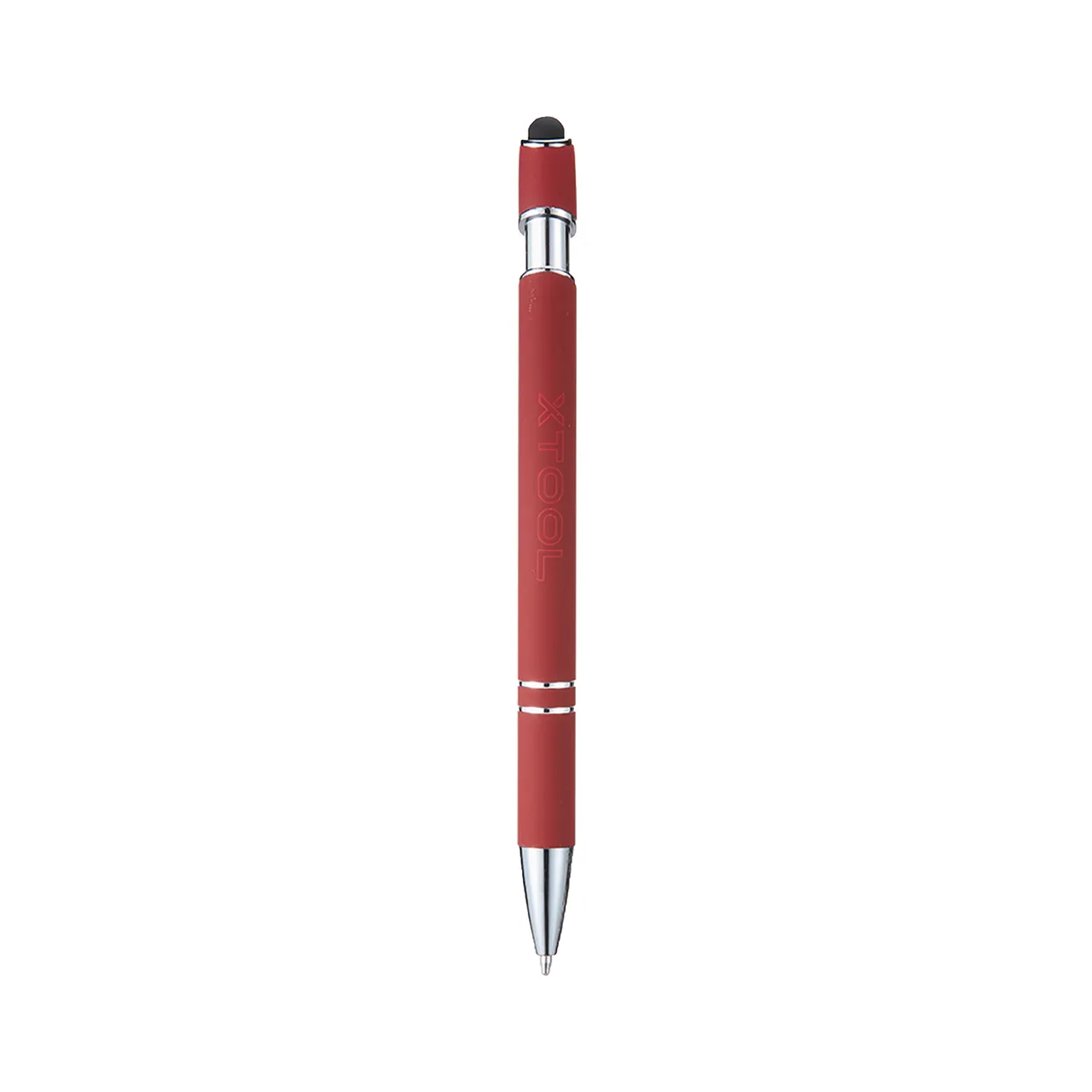 Wine Red Ballpoint Pens with Stylus test grid