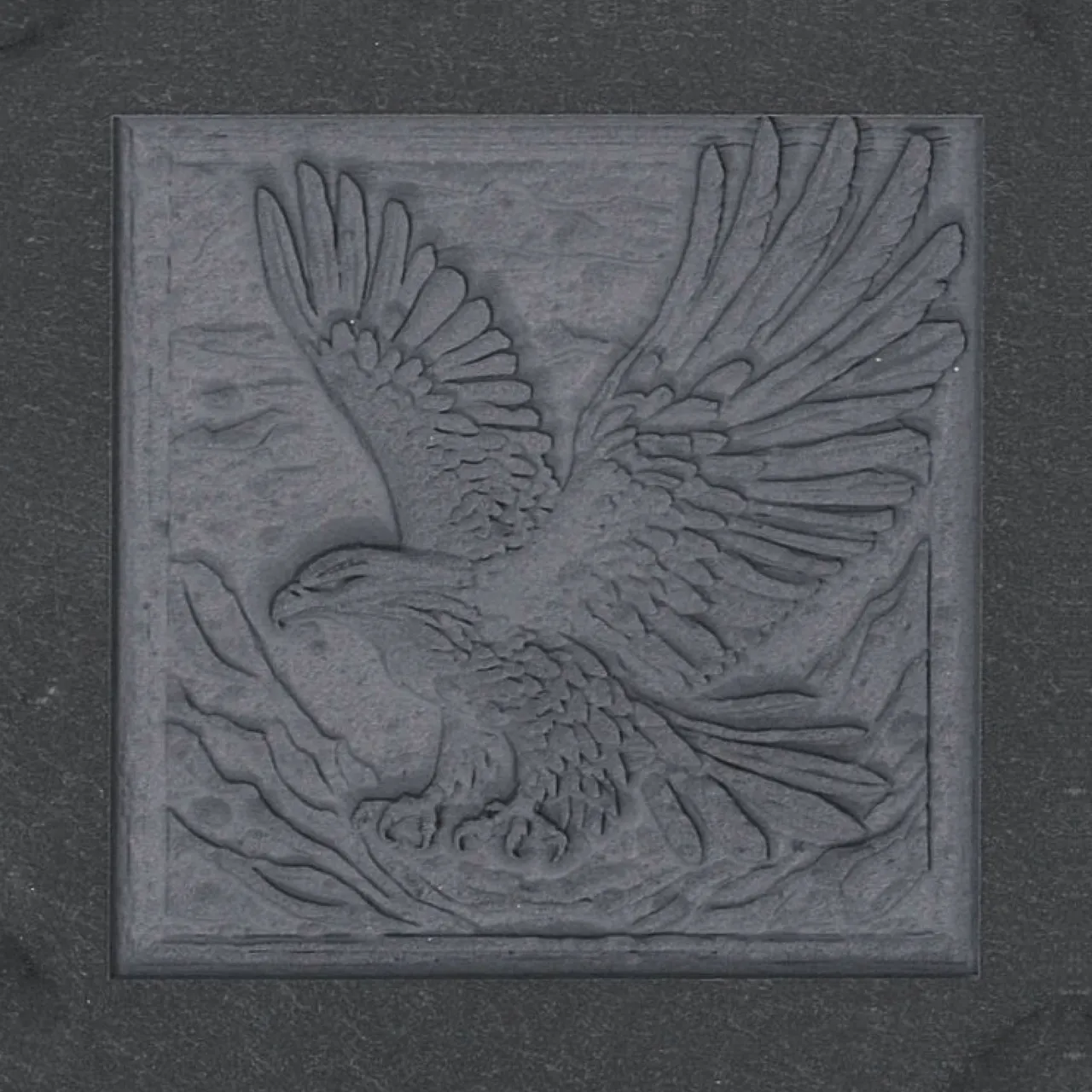 Rectangular Blank Rock Slate test grid