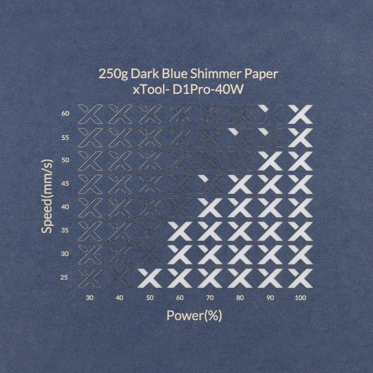 Dark Blue Shimmer Paper-7oz(250g) test grid