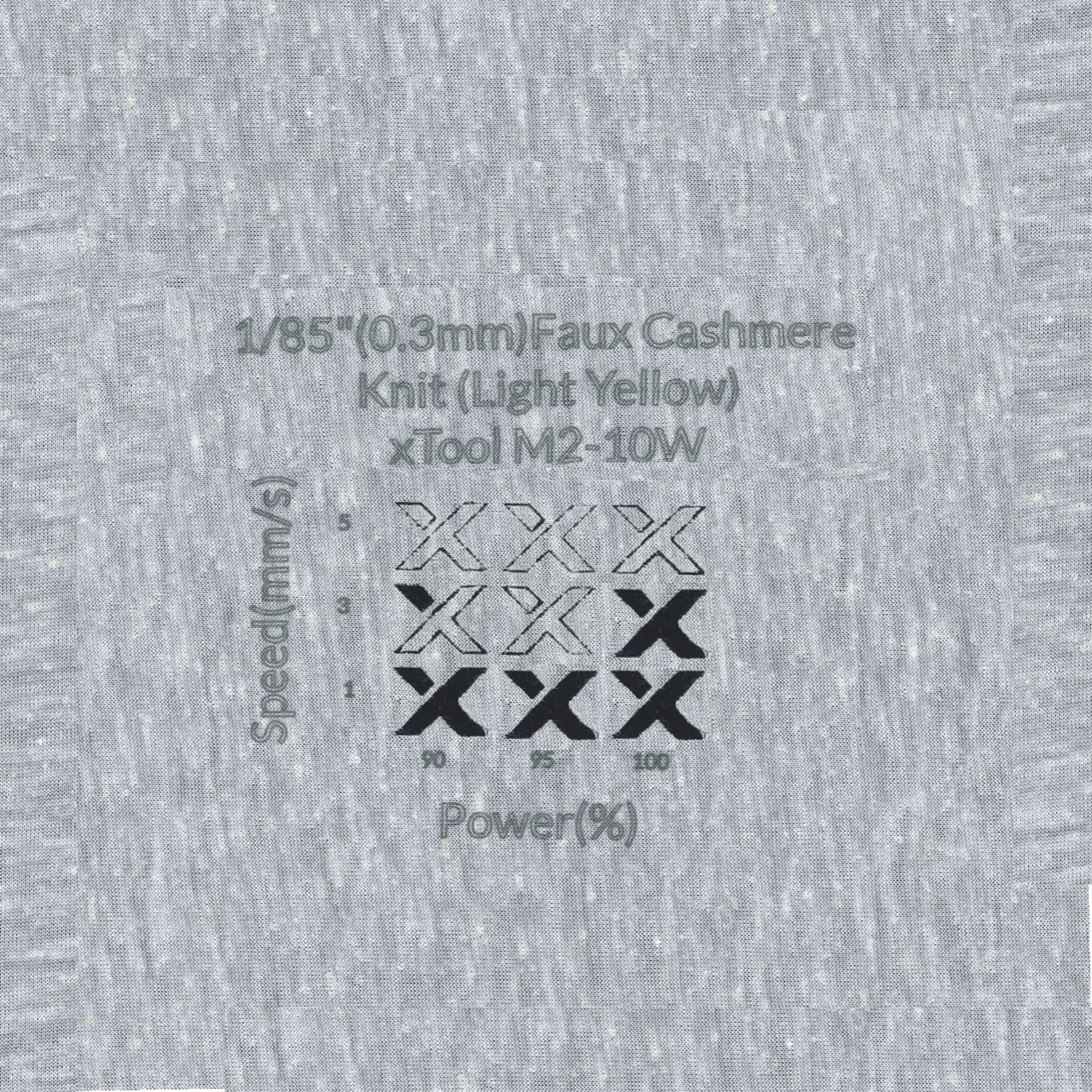 1/85"(0.3mm)Faux Cashmere Knit (Light Yellow)