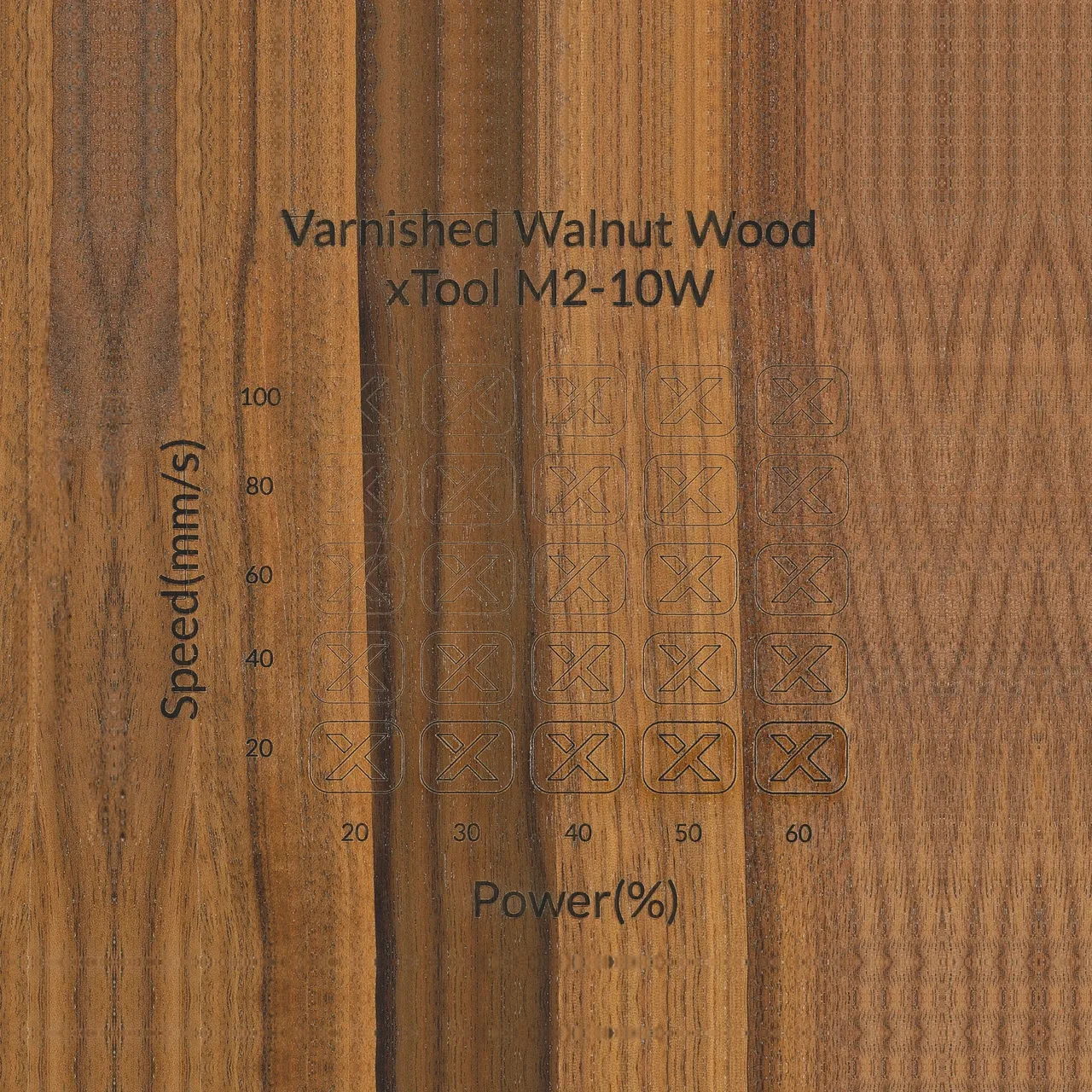 Walnut Wooden Business Card Holder test grid