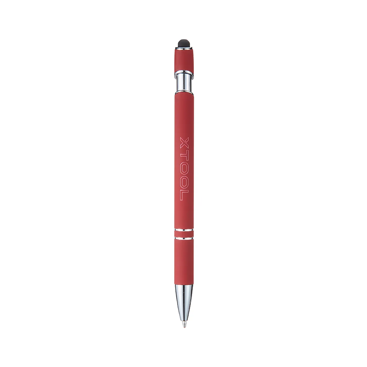 Wine Red Ballpoint Pens with Stylus test grid