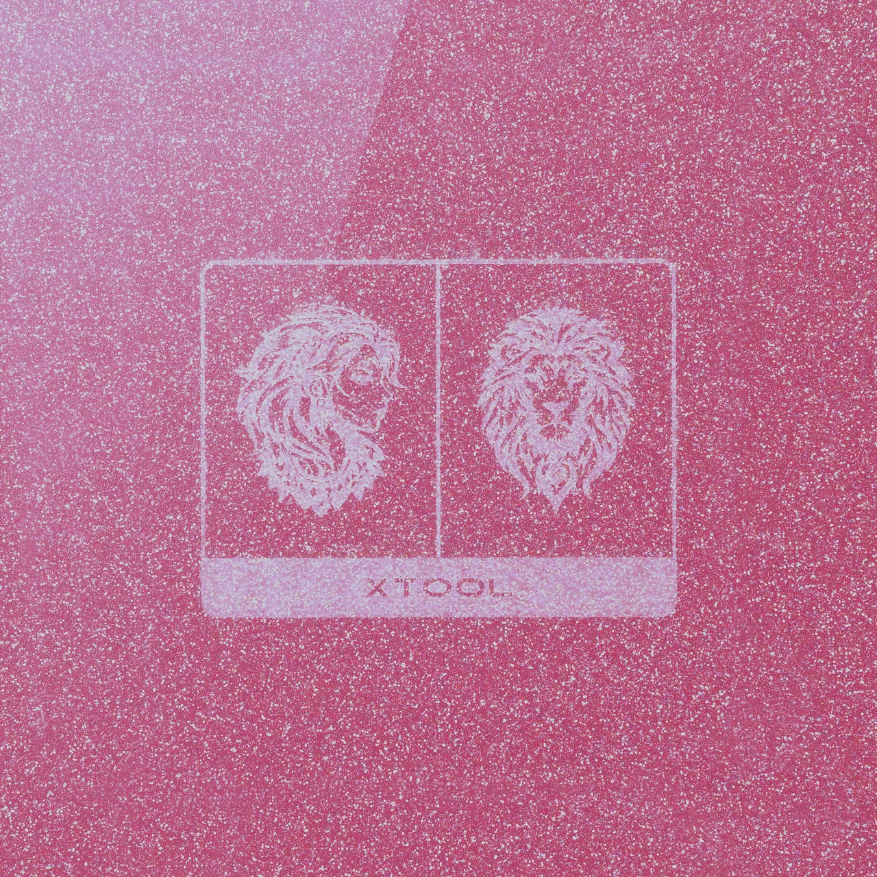 1/8"(3mm) Pink Glitter Acrylic test grid
