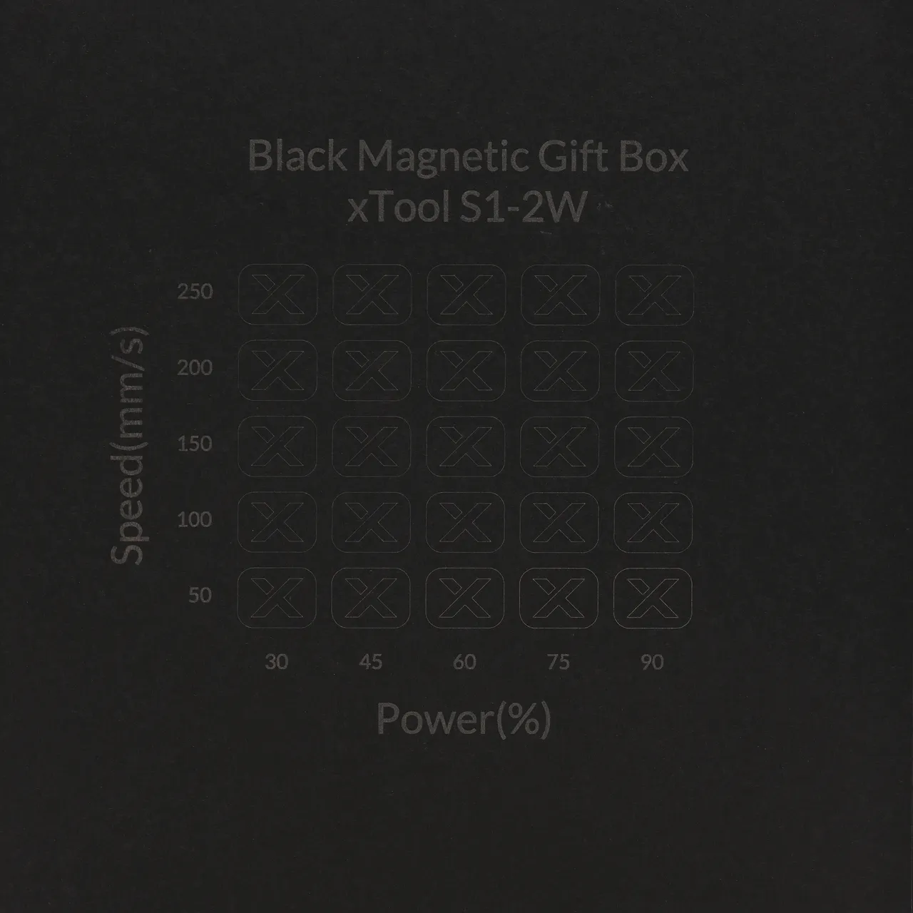 Grey Cardstock Mounted Black Kraft Paper-4.4oz(150g) test grid