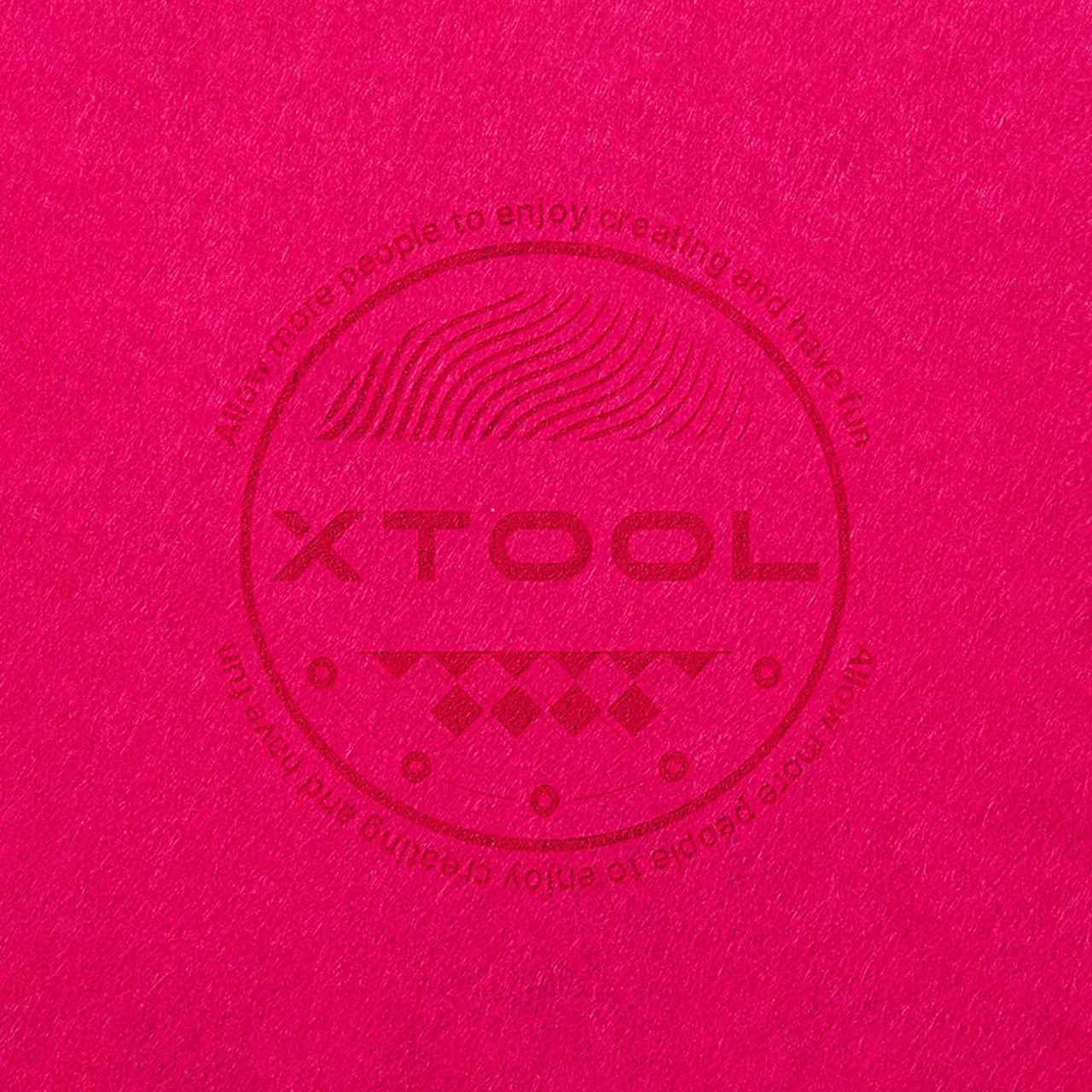 3/64"(1mm) Fuchsia Felt test grid