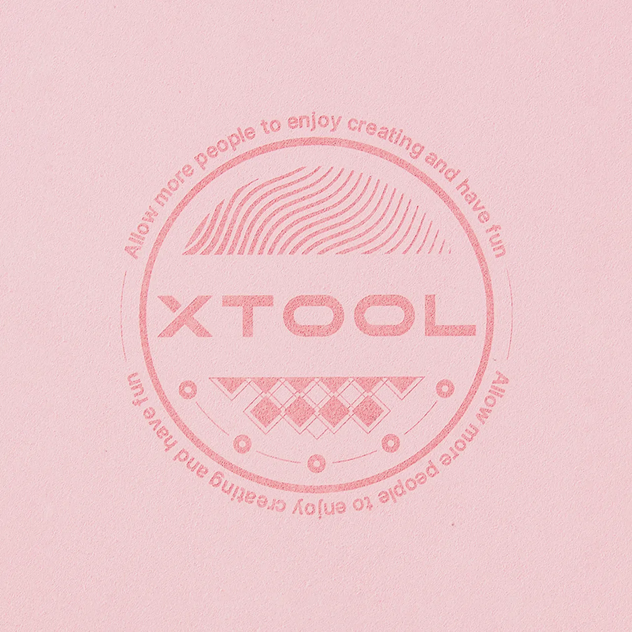 Pink Microfiber PU Leather test grid