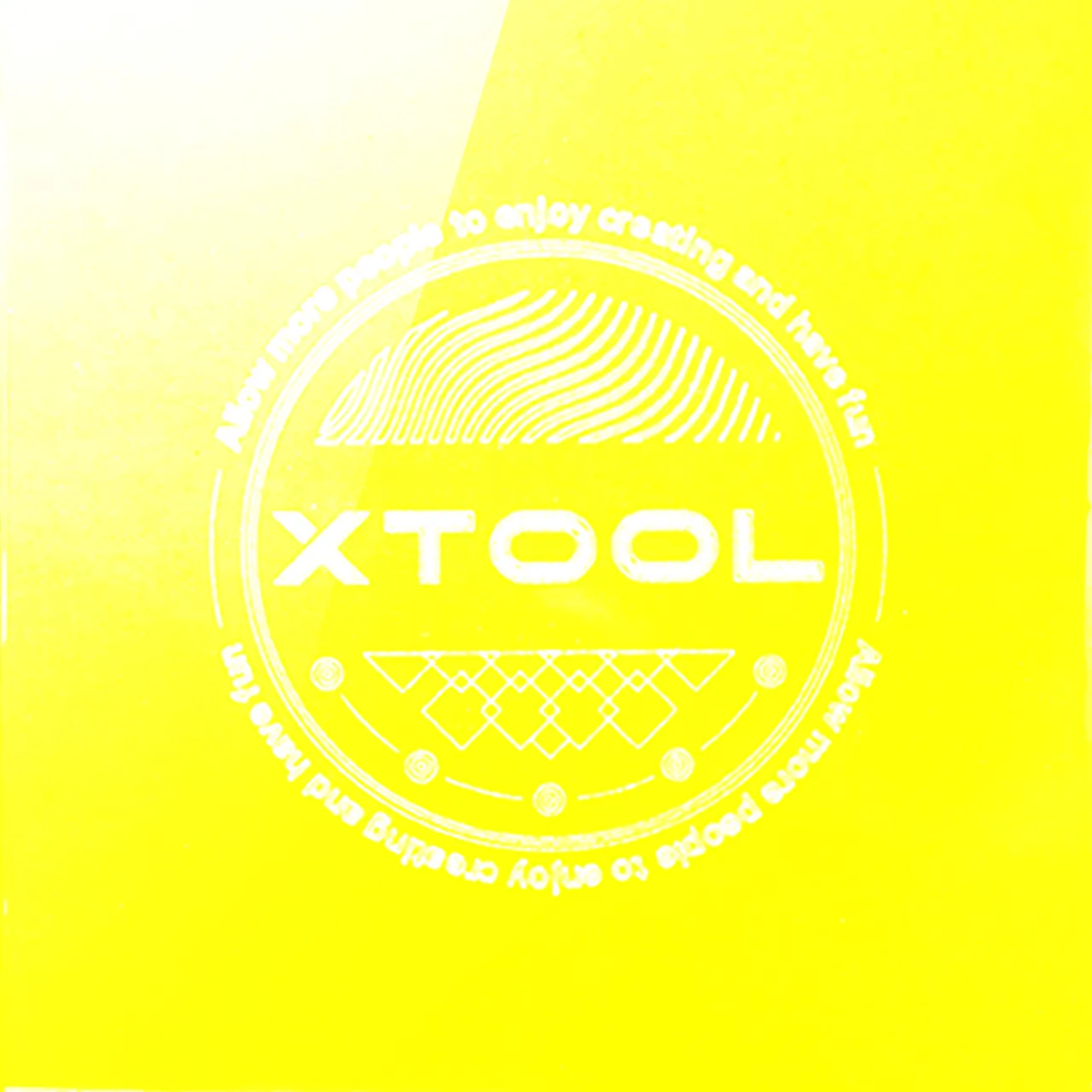 1/8"(3mm) Yellow Translucent Acrylic test grid