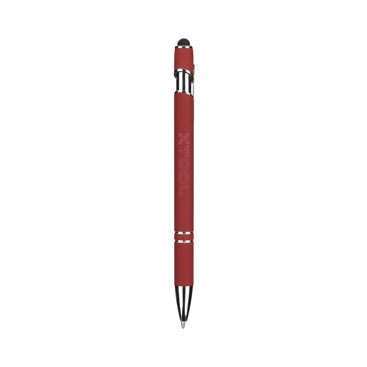 Wine Red Ballpoint Pens with Stylus test grid