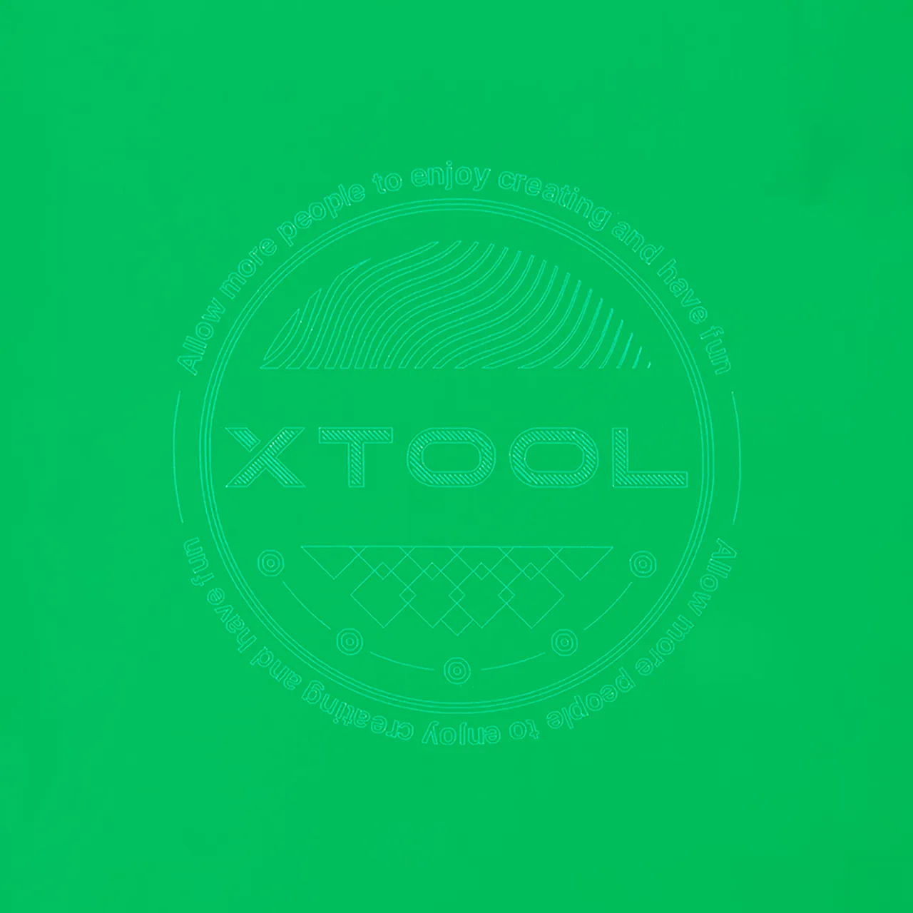 1/8"(3mm) Green Acrylic test grid