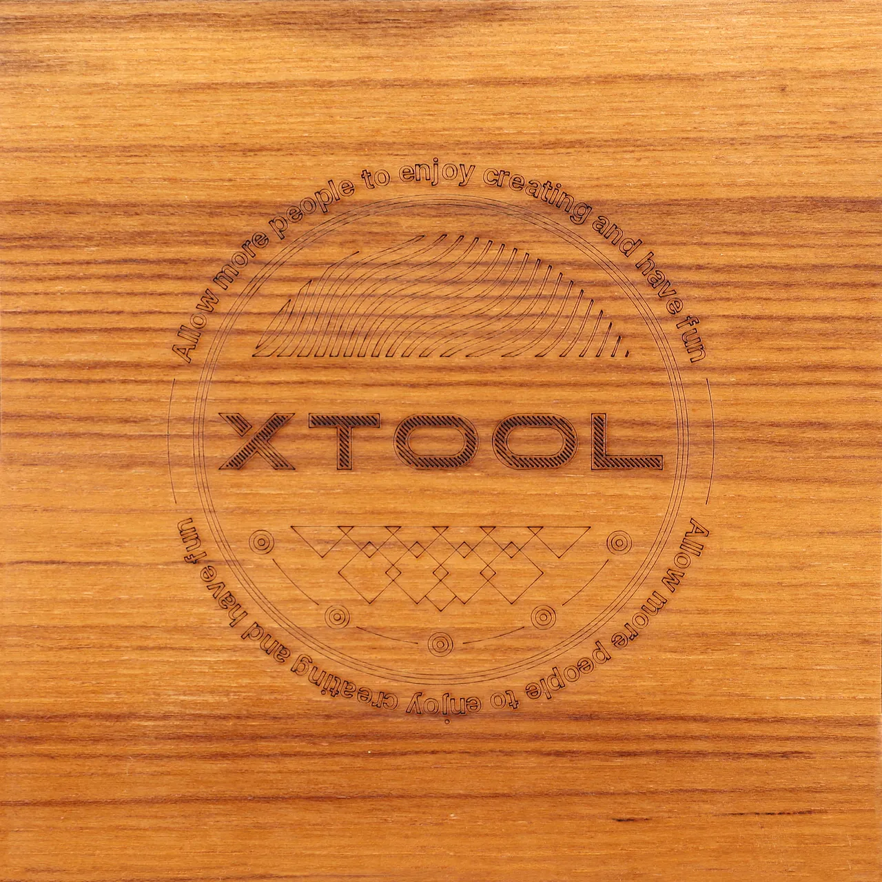 Varnished Teak test grid