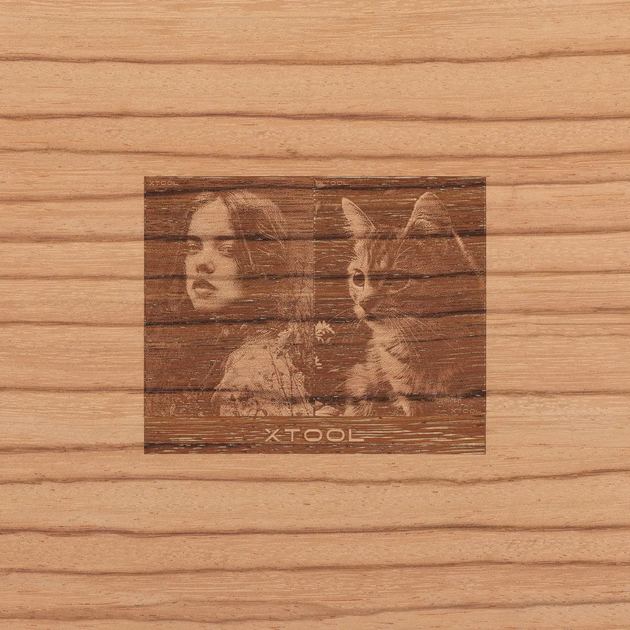 1/8"(3mm) Red Rose Plywood test grid