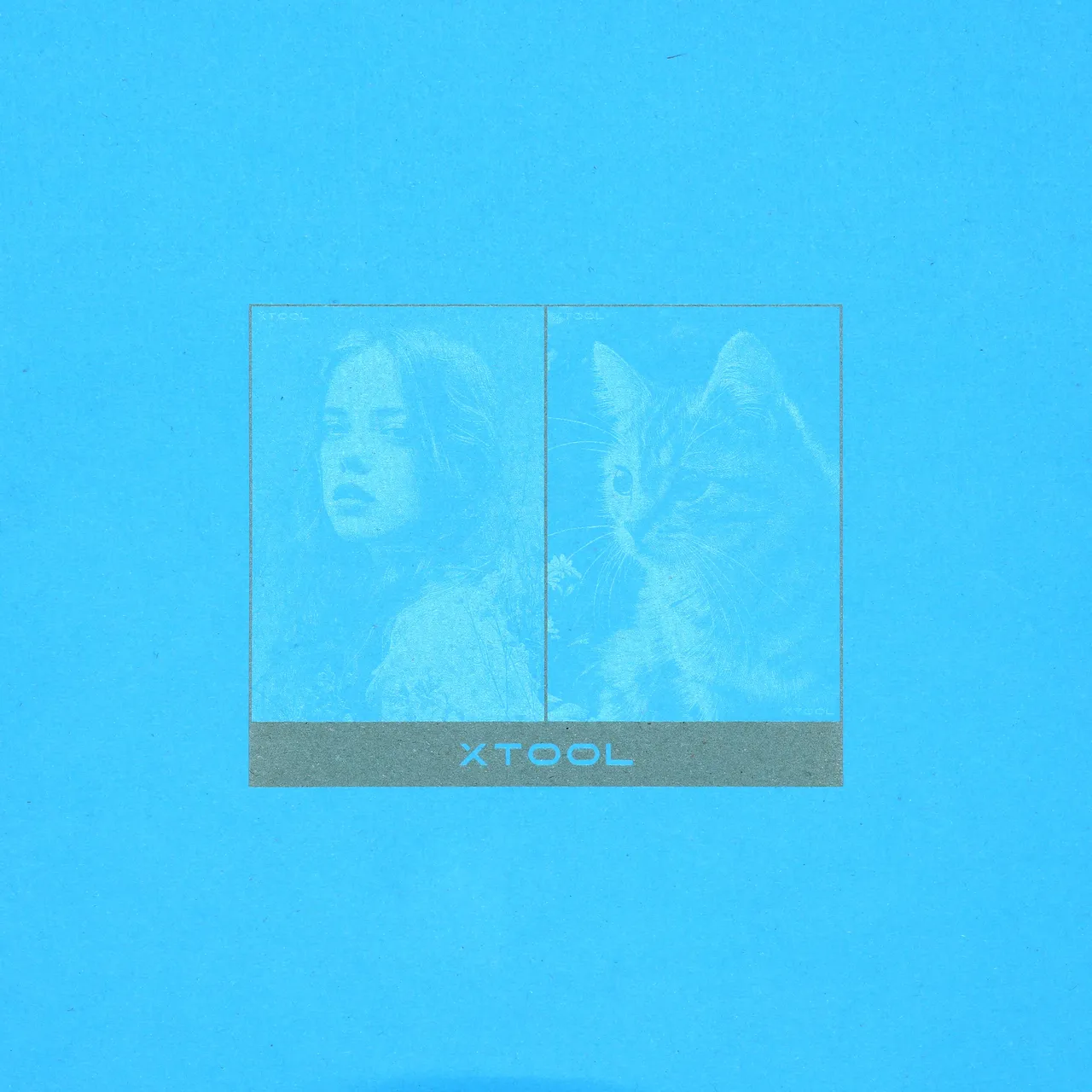 Blue Cardstock-9oz(300g) test grid