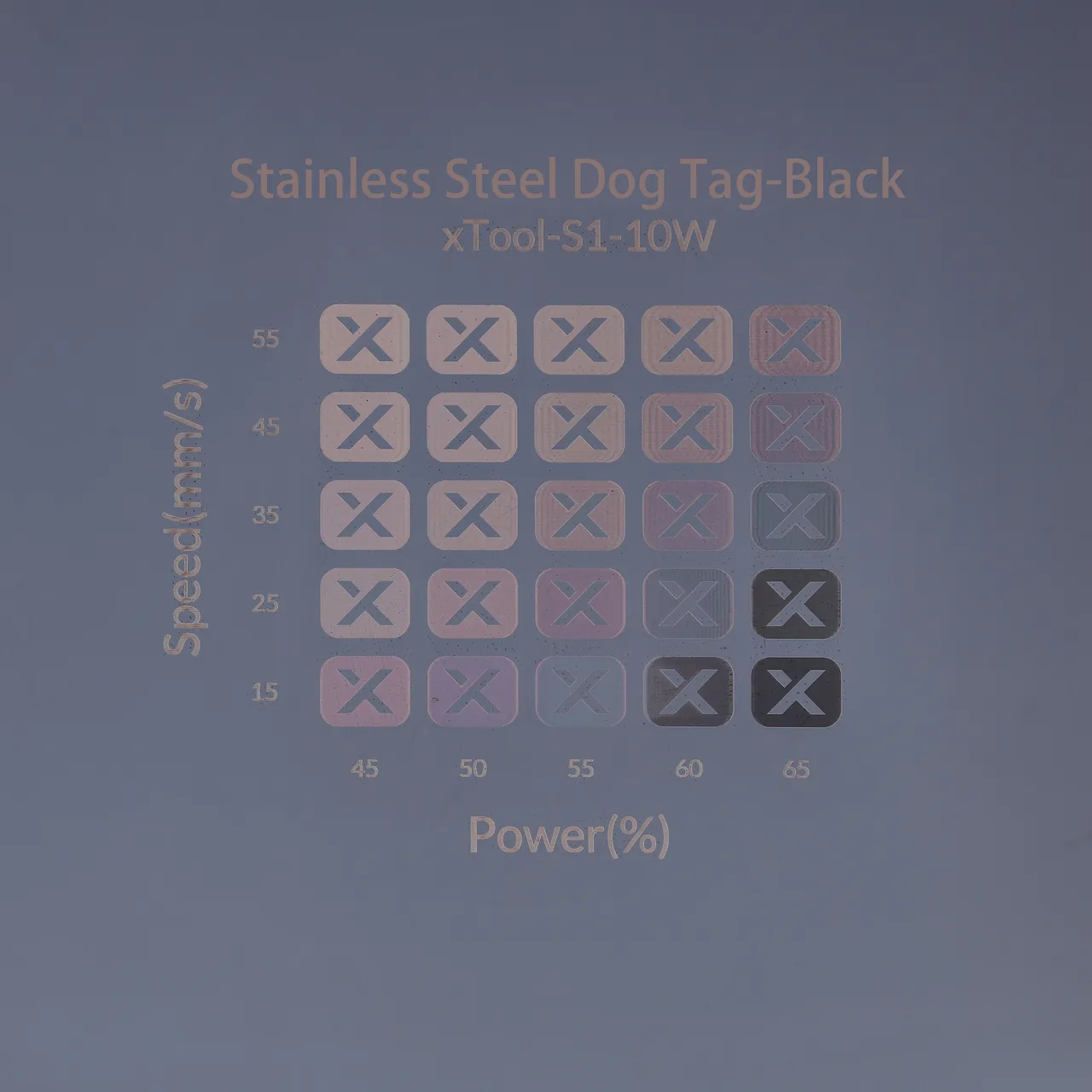 Black Stainless Steel Vertical Bar Necklace test grid