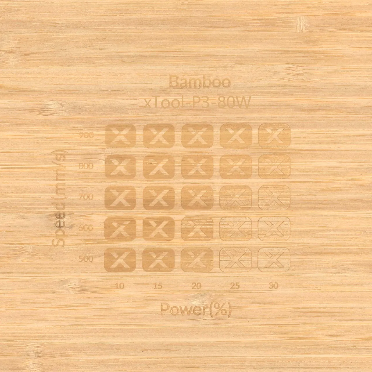 1/8"(3mm) Bamboo Plywood test grid