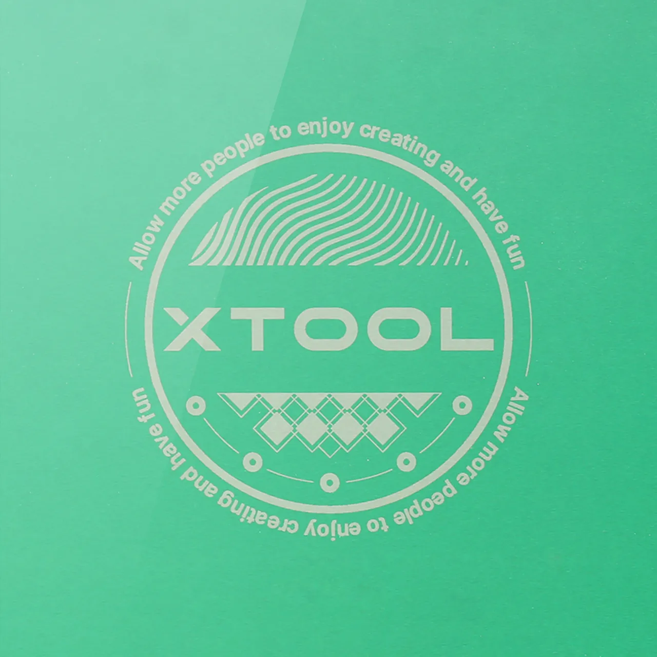Green Metal Business Card test grid