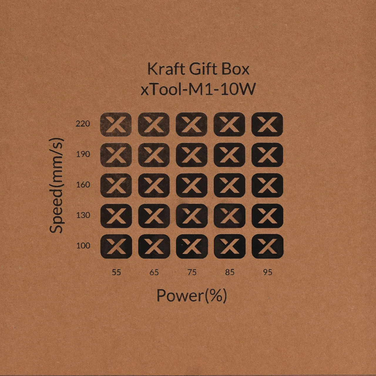 Kraft Paper-10oz(350g) test grid