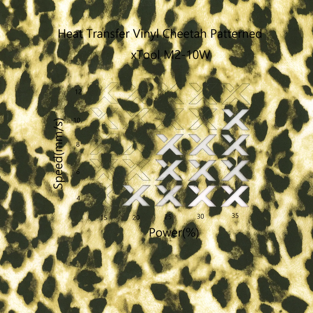 Heat Transfer Vinyl Cheetah Patterned