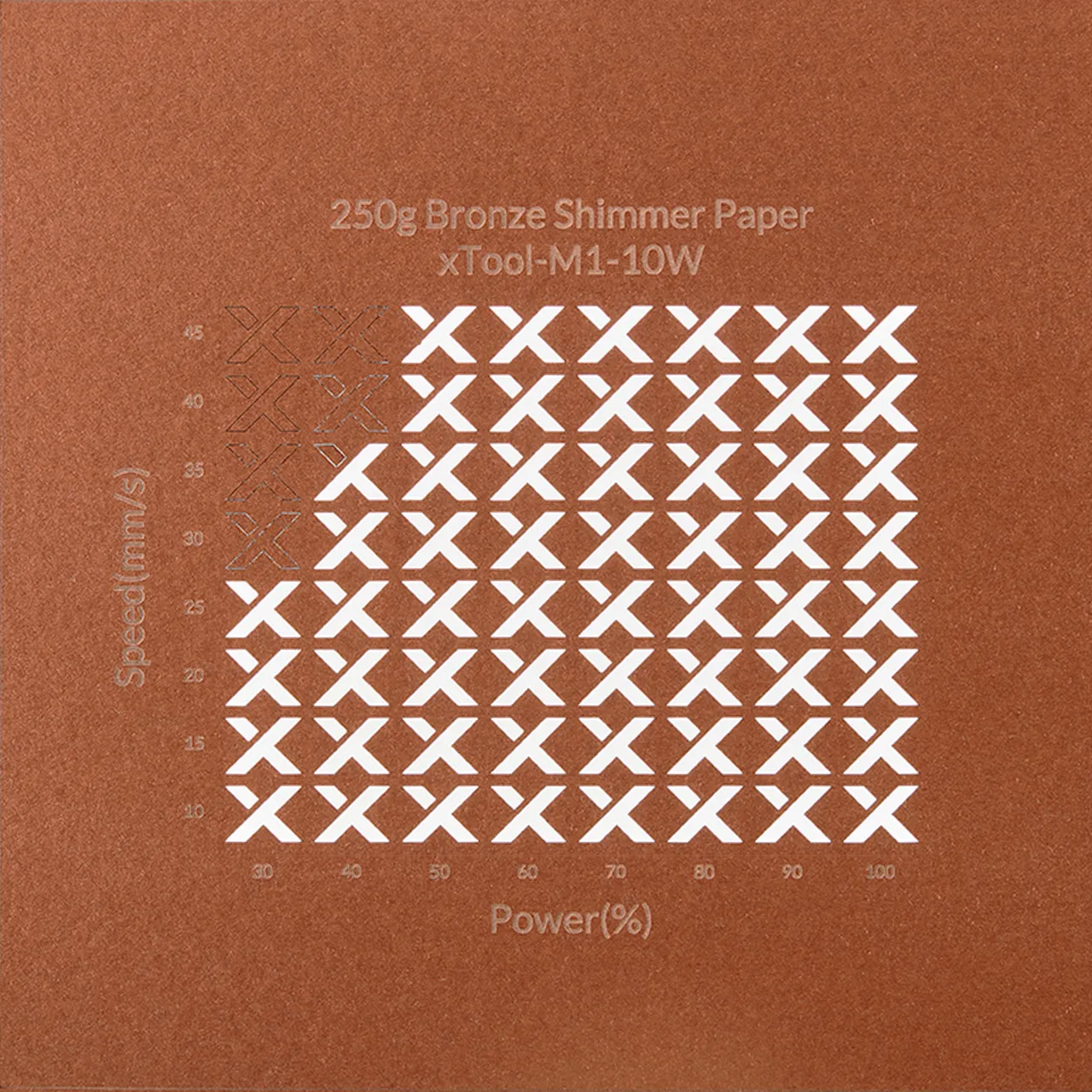 Bronze Shimmer Paper-7oz(250g) test grid