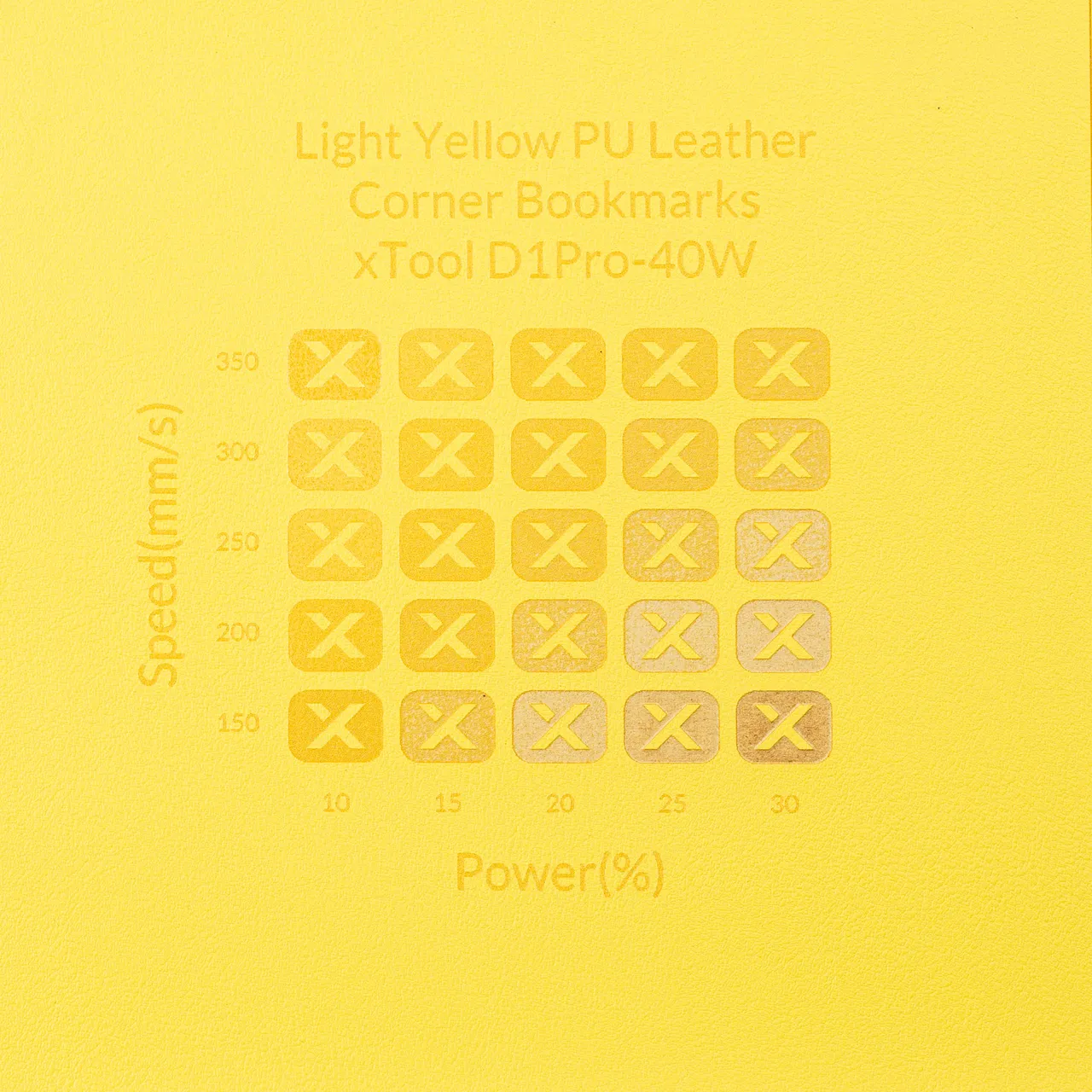 PU Leather Corner Bookmarks_Heart Pale Yellow test grid