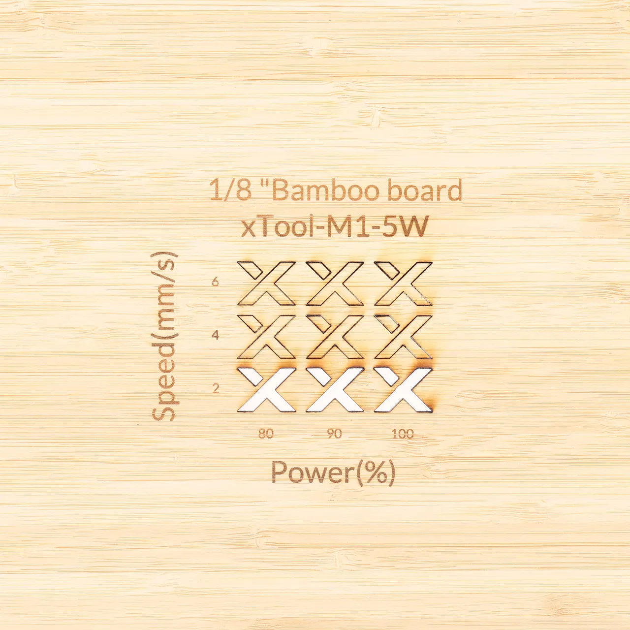 1/8"(3mm) Bamboo test grid