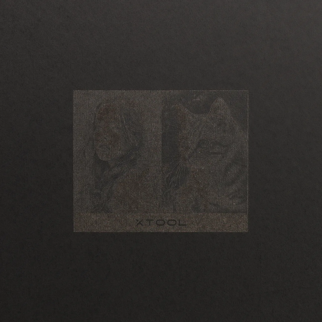 Grey Cardstock Mounted Kraft Paper-4.7oz(160g) test grid