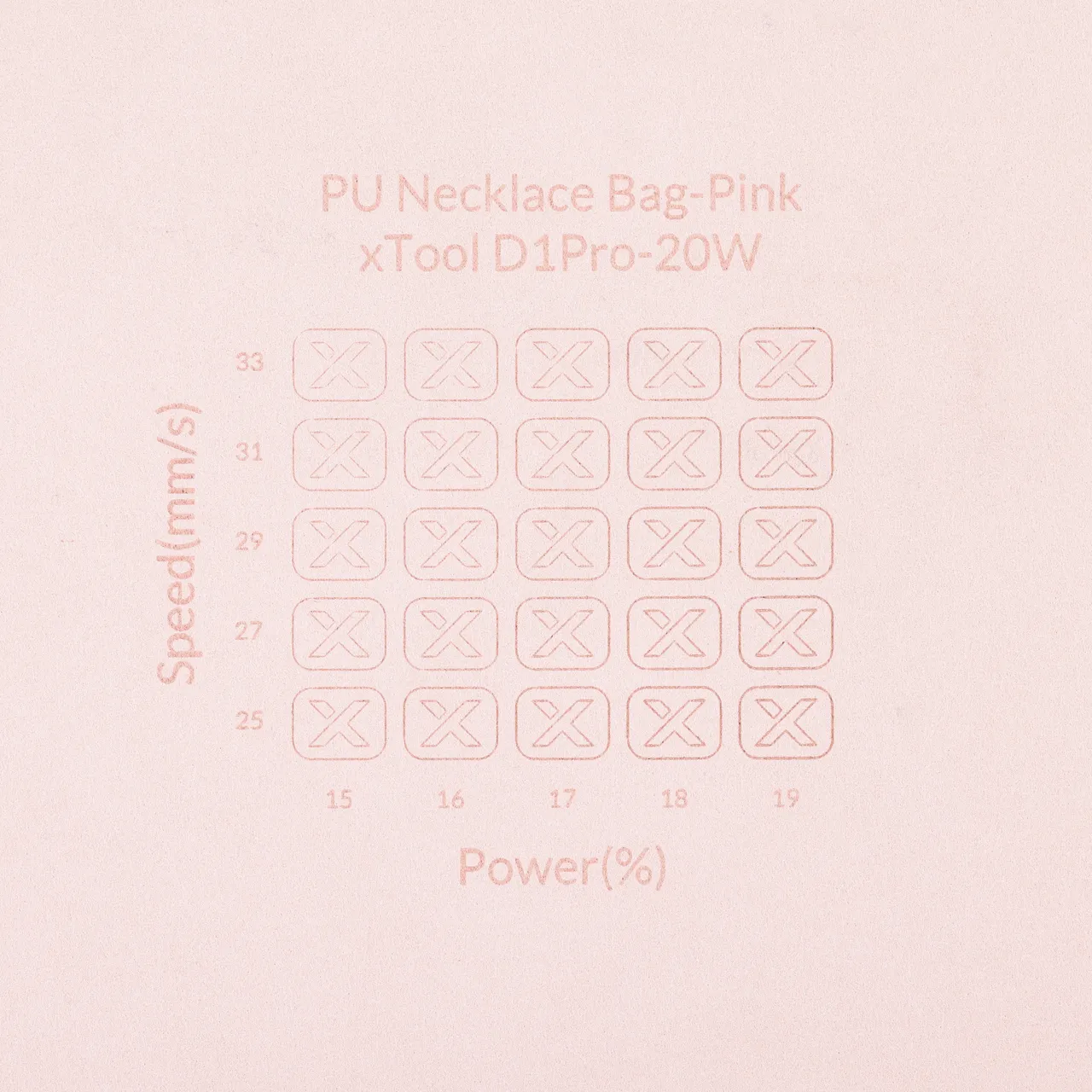 Pink Jewelry Pouch with Band test grid