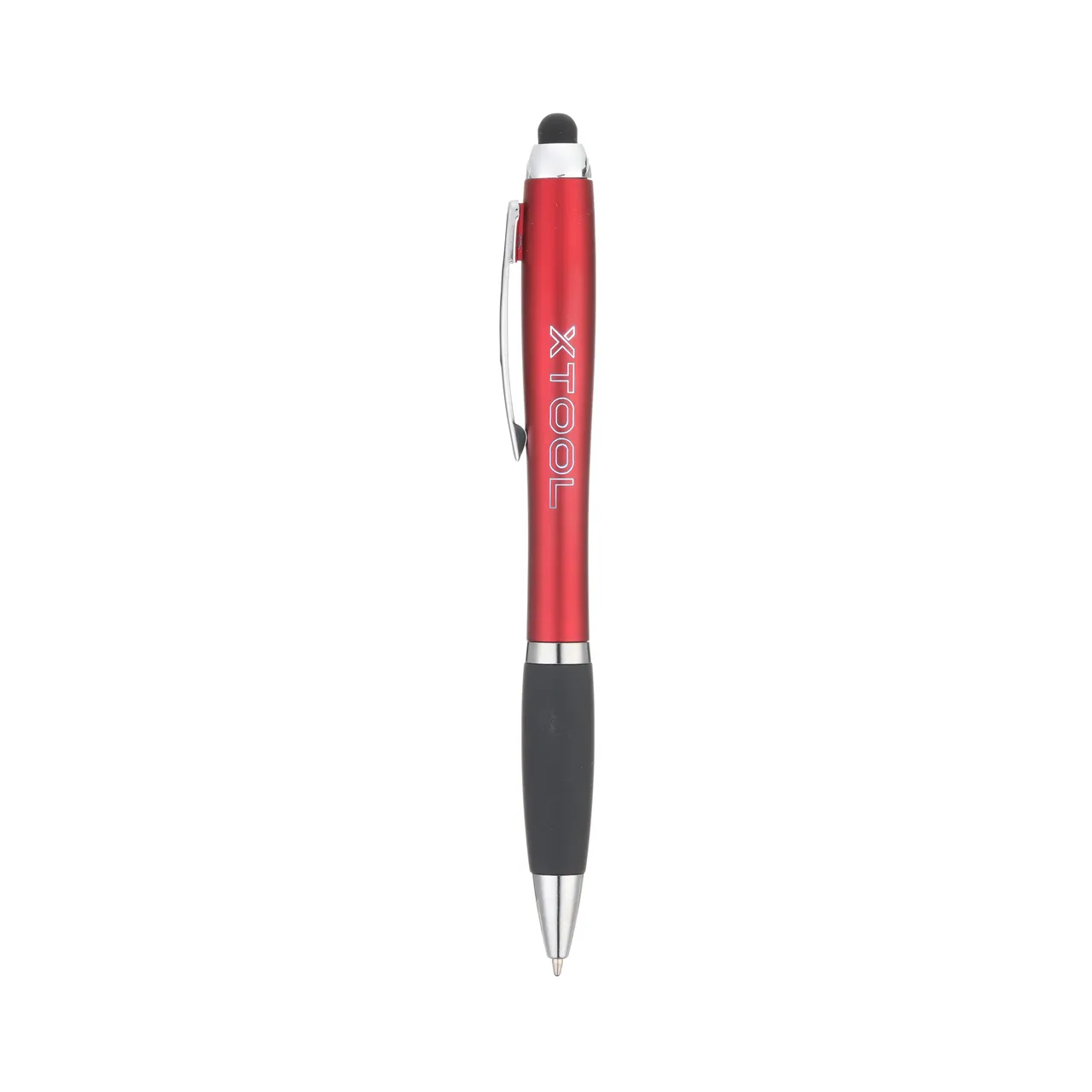 Red Stylus Ballpoint Pens With LED Light test grid