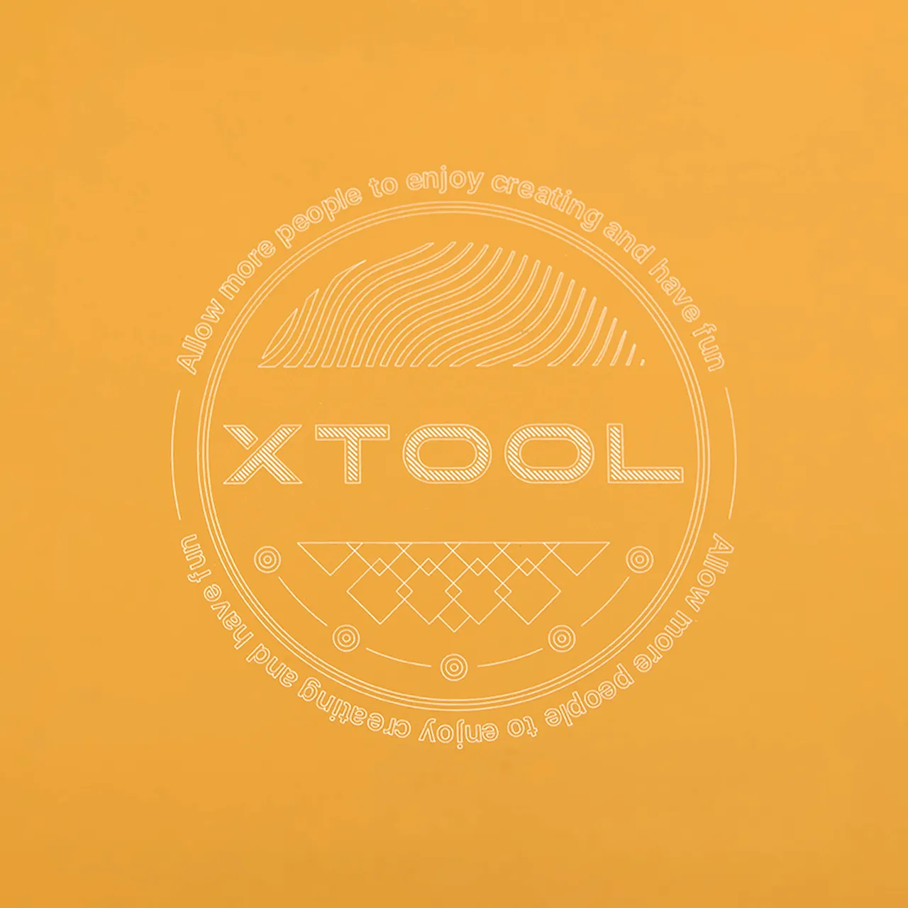 Yellow Anodized Aluminum Bone Dog Tag test grid