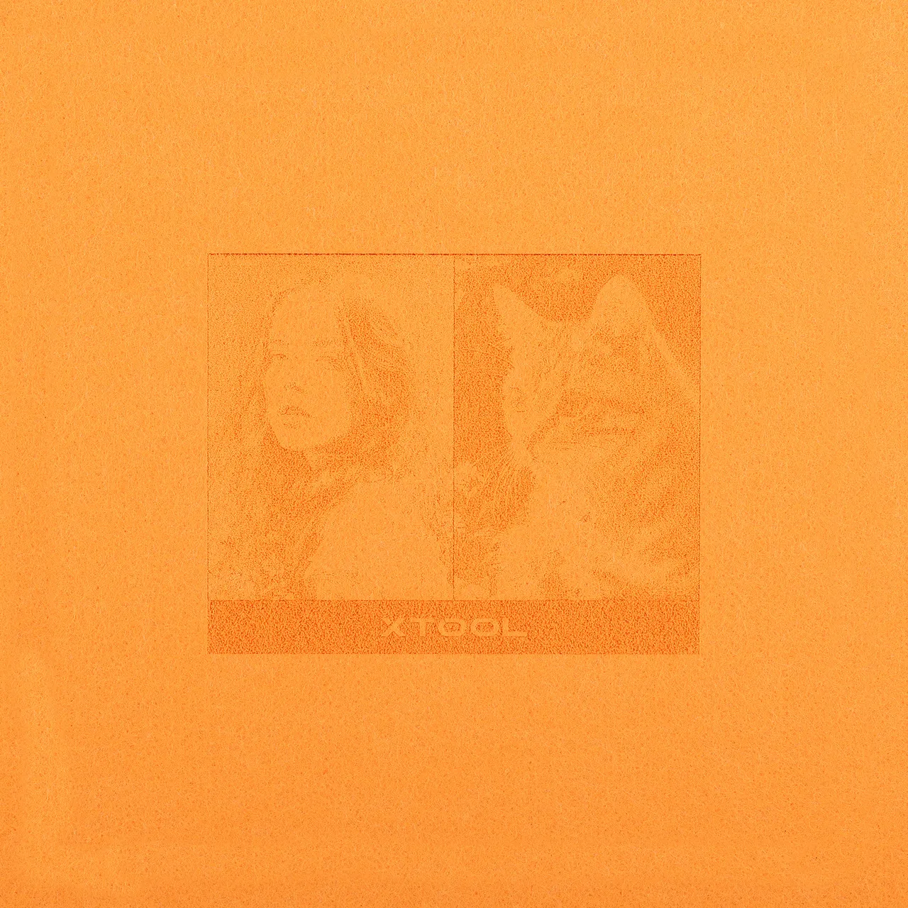 1/8"(3mm) Orange Felt test grid