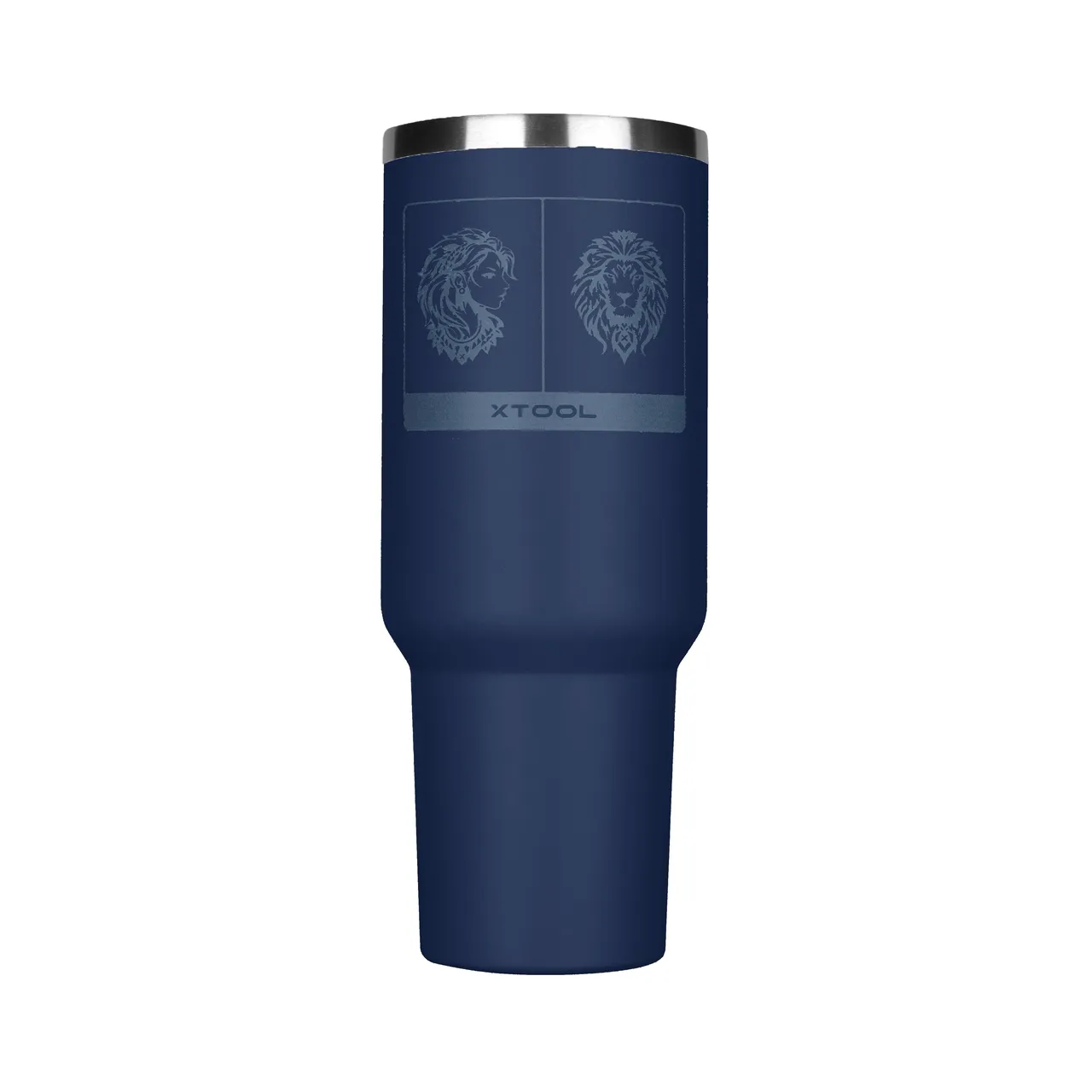 20oz(600ml) Navy Tumbler kit with Handle test grid