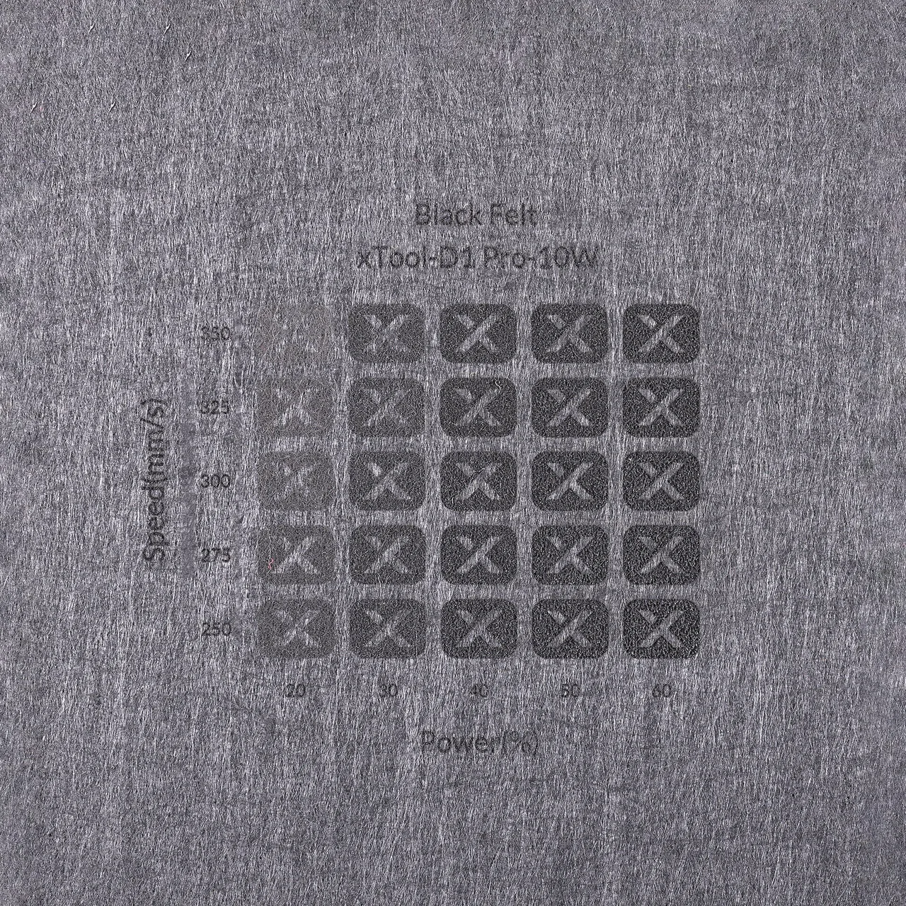 1/8"(3mm) Black Felt test grid