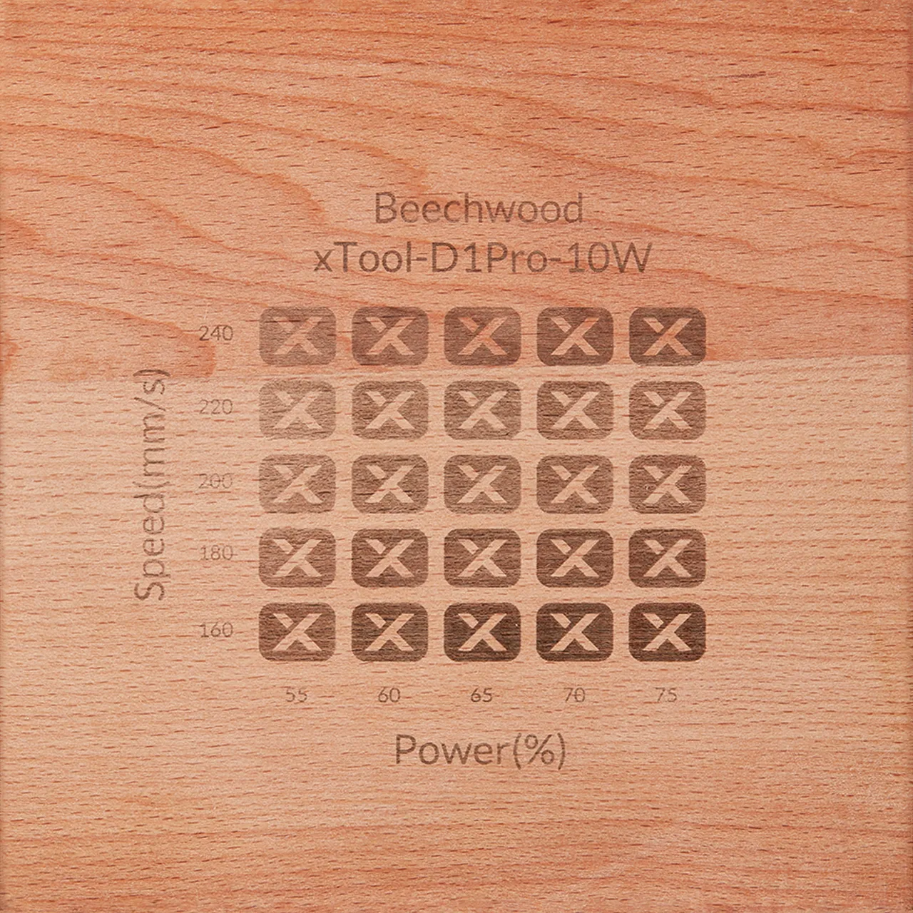 Layered Wooden Award Plaque test grid