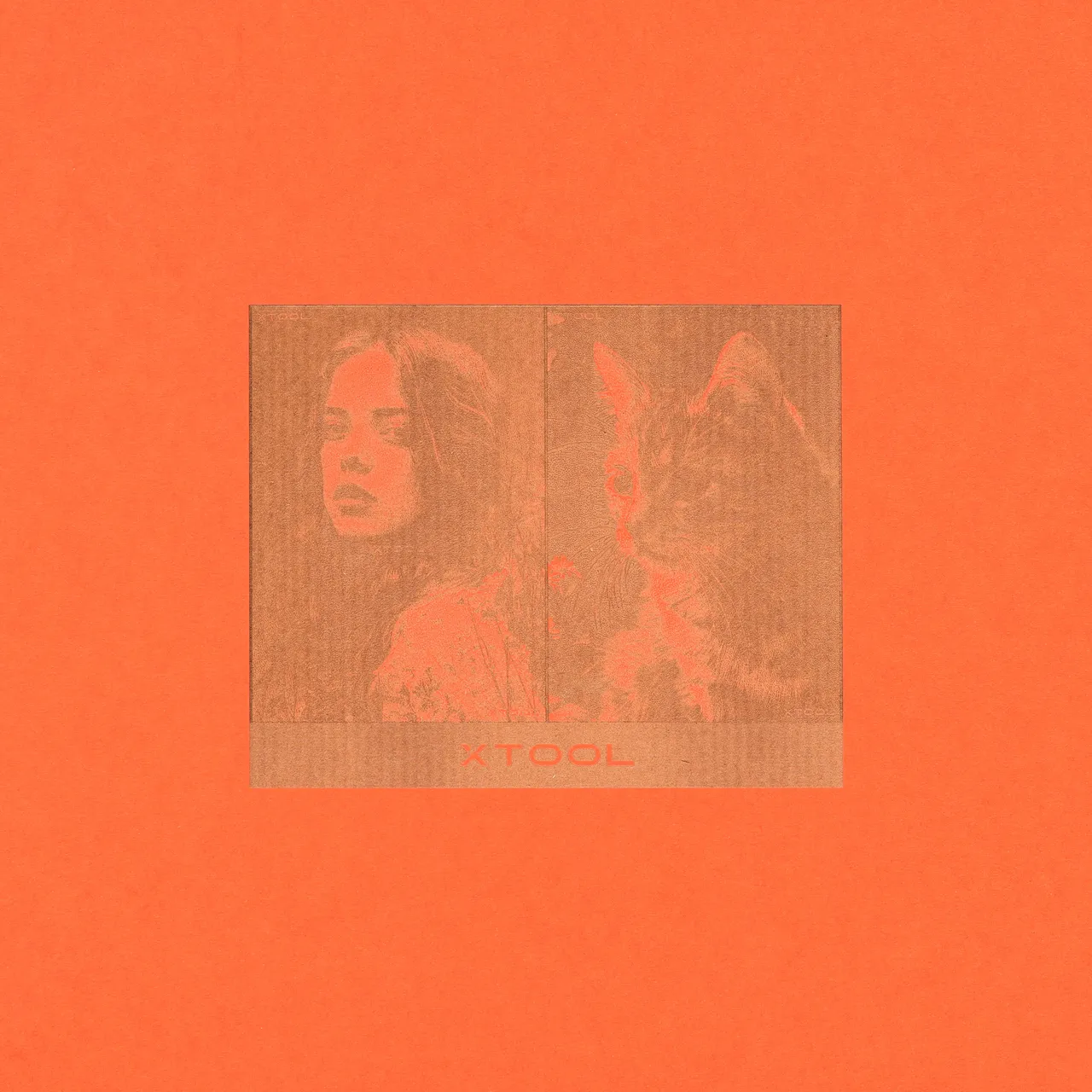 Orange Cardstock-9oz(300g) test grid