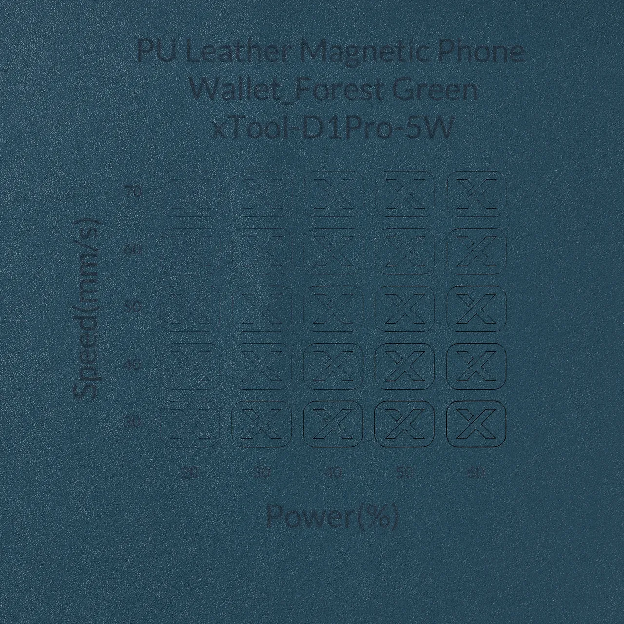 PU Leather Magnetic Phone Wallet Forest Green test grid